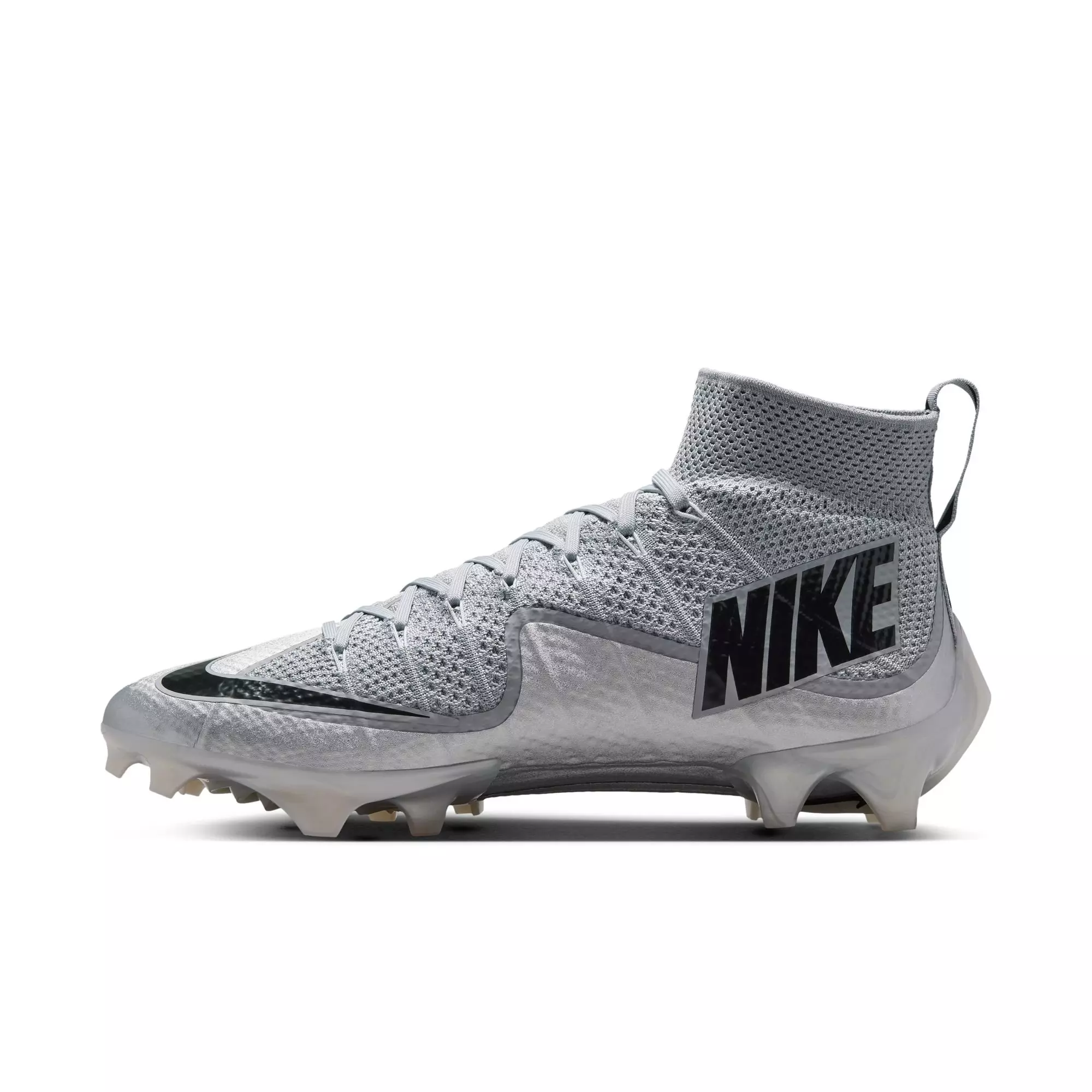 Nike Vapor Edge 360 Untouchable "Metallic Silver" Men's Football Cleat - WOLF GREY/BLACK/METALLIC SILVER