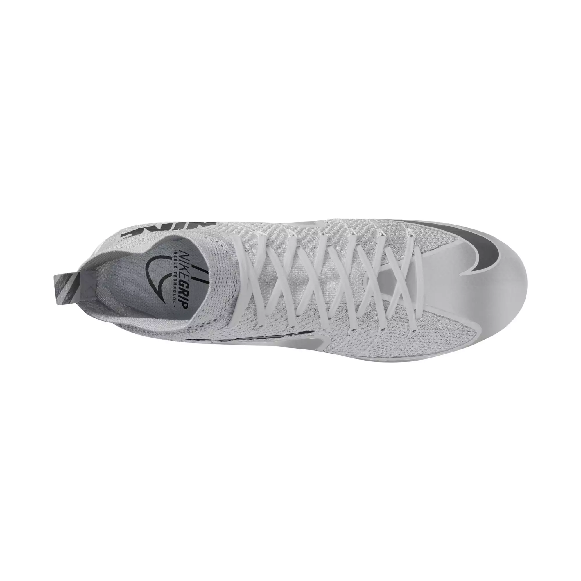 Nike Vapor Edge 360 Untouchable "Metallic Silver" Men's Football Cleat - WOLF GREY/BLACK/METALLIC SILVER