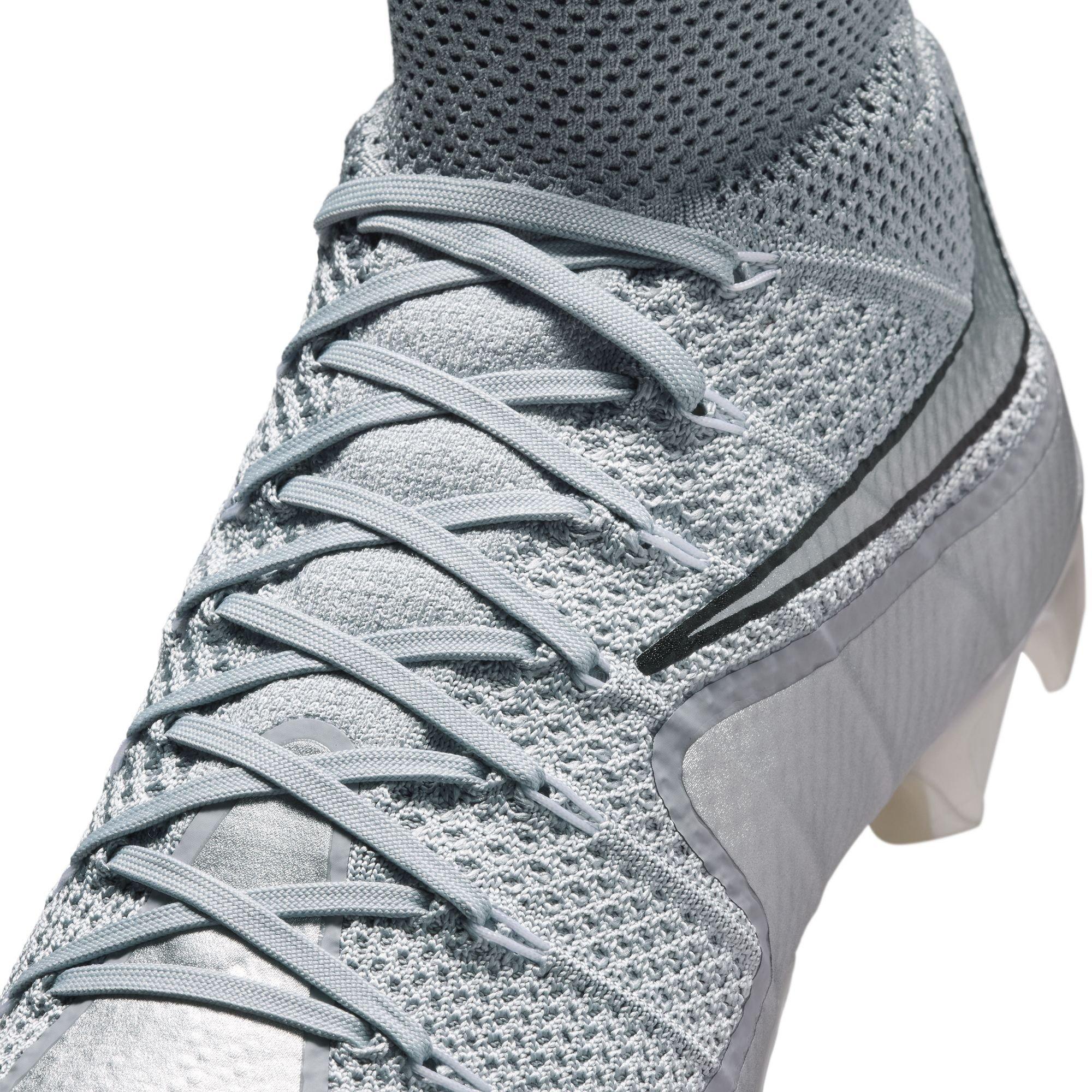 Nike Vapor Edge 360 Untouchable "Metallic Silver" Men's Football Cleat - WOLF GREY/BLACK/METALLIC SILVER Thumbnail View 10