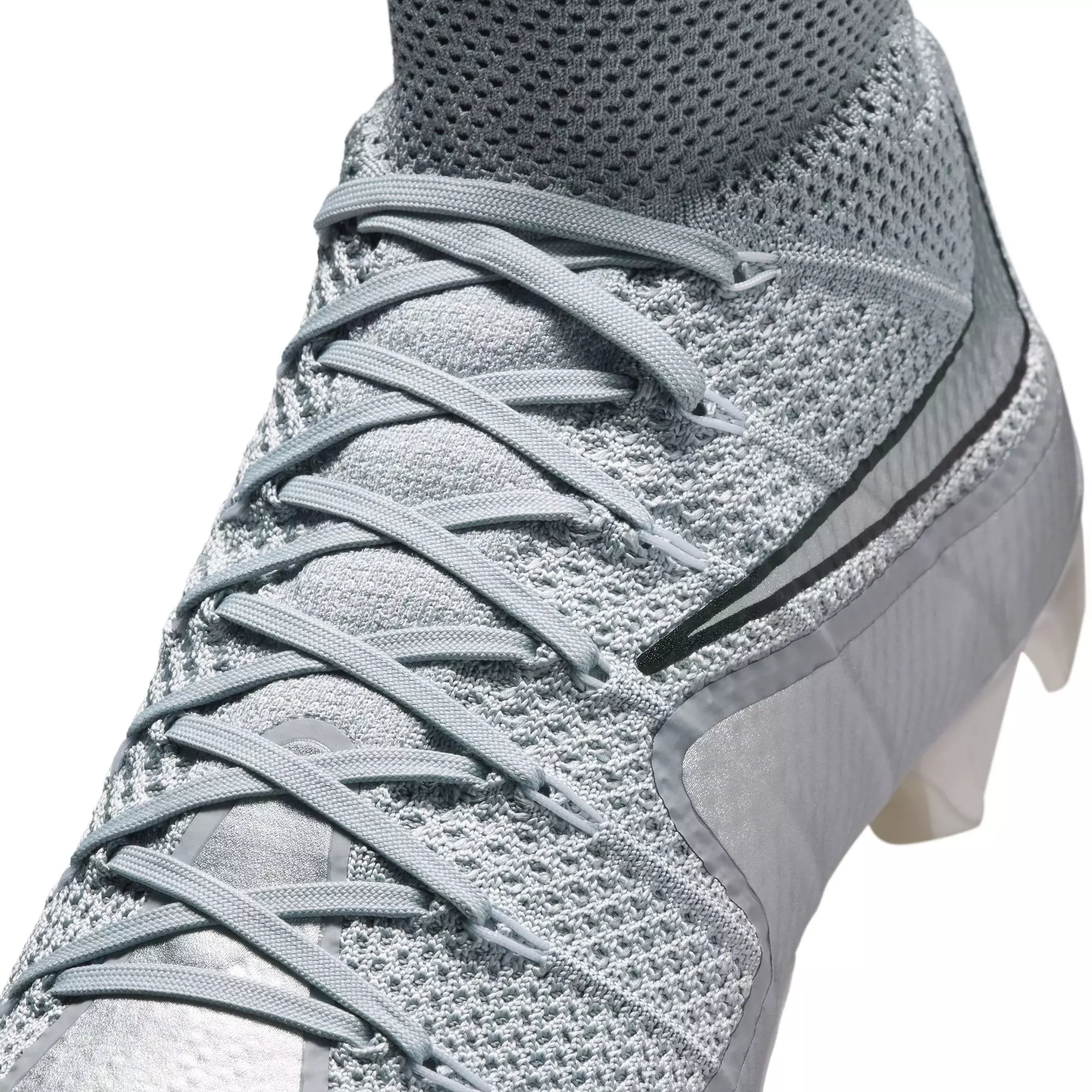 Nike Vapor Edge 360 Untouchable "Metallic Silver" Men's Football Cleat - WOLF GREY/BLACK/METALLIC SILVER
