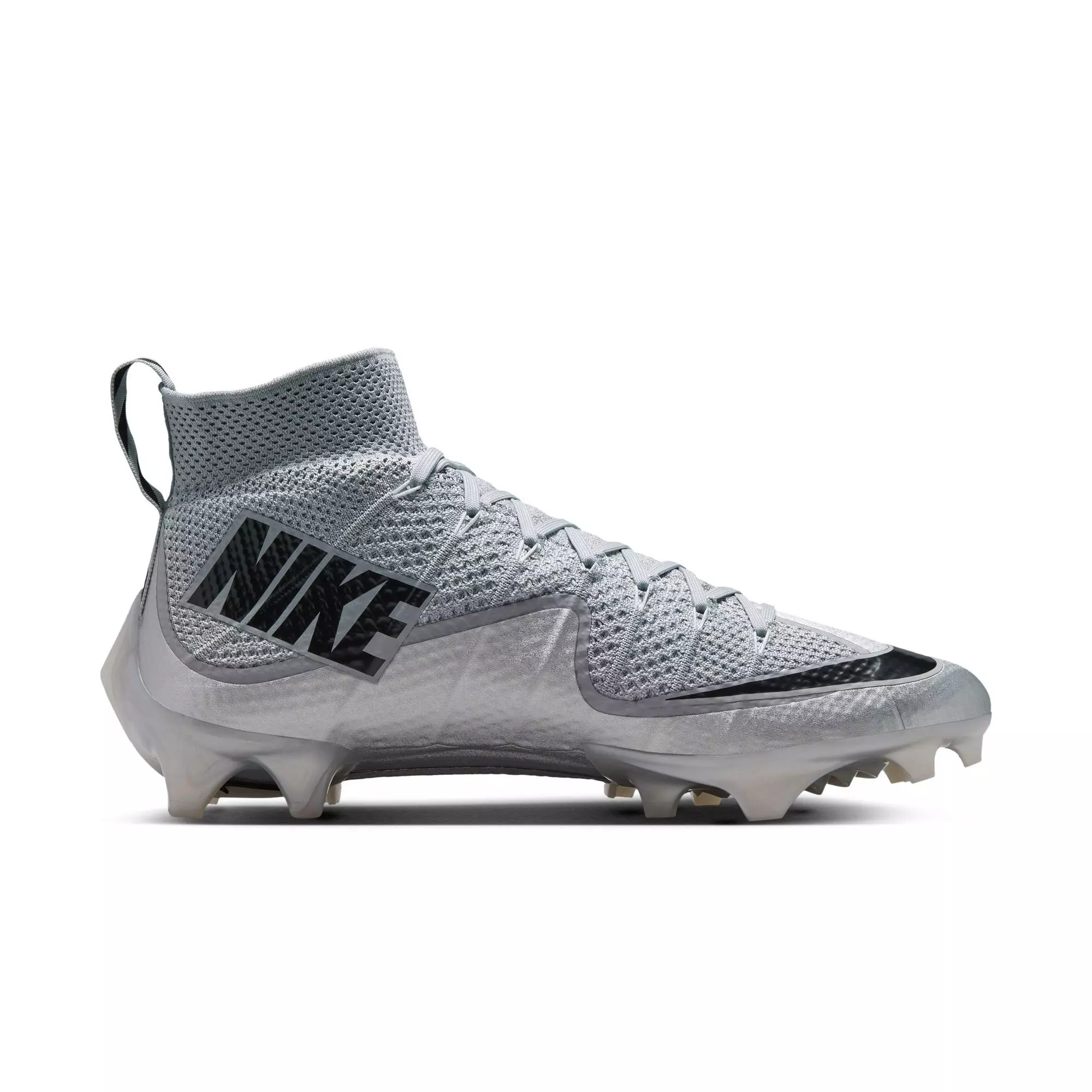 Nike Vapor Edge 360 Untouchable "Metallic Silver" Men's Football Cleat - WOLF GREY/BLACK/METALLIC SILVER