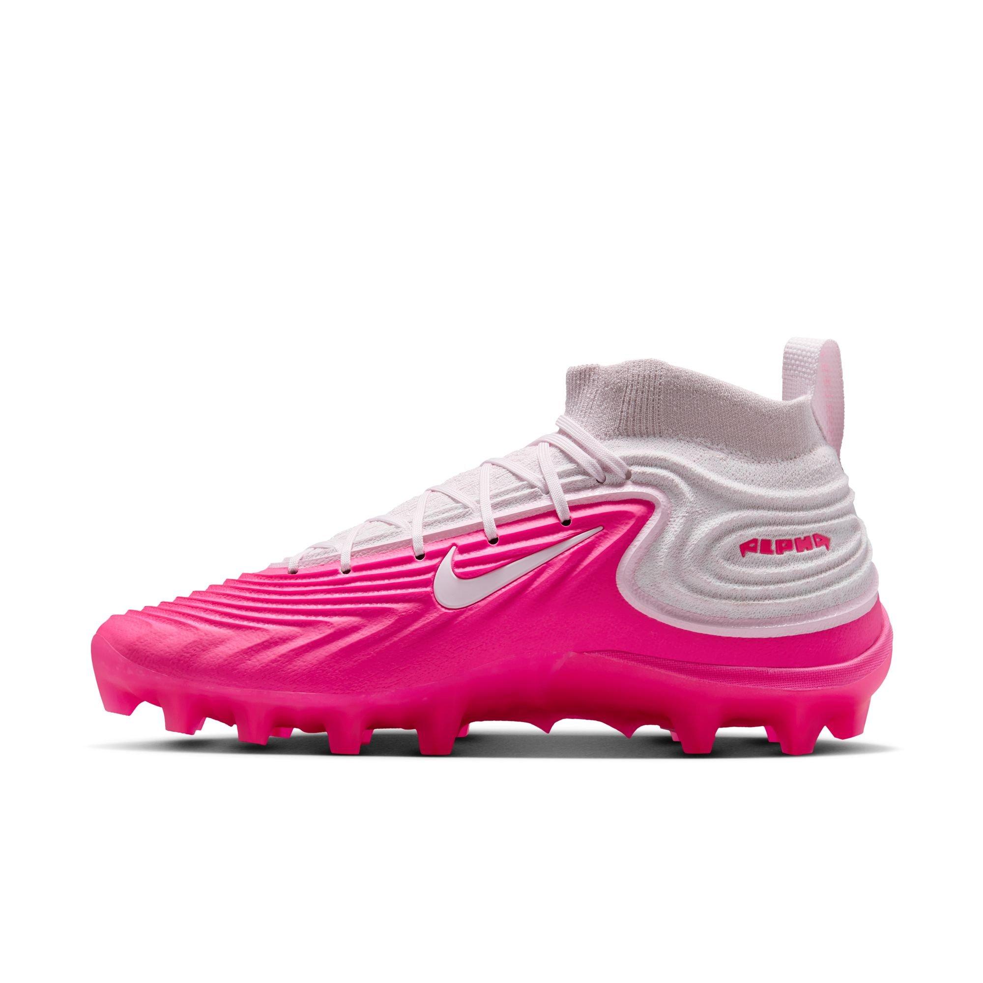 Nike Alpha Menace 5 Elite "Pearl Pink" Men's Football Cleat - PEARL PINK/HYPER PINK/WHITE