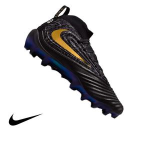 Nike Alpha Menace Elite 5 "Saquon Barkley" Men's Football Cleat - BLACK/METALLIC GOLD