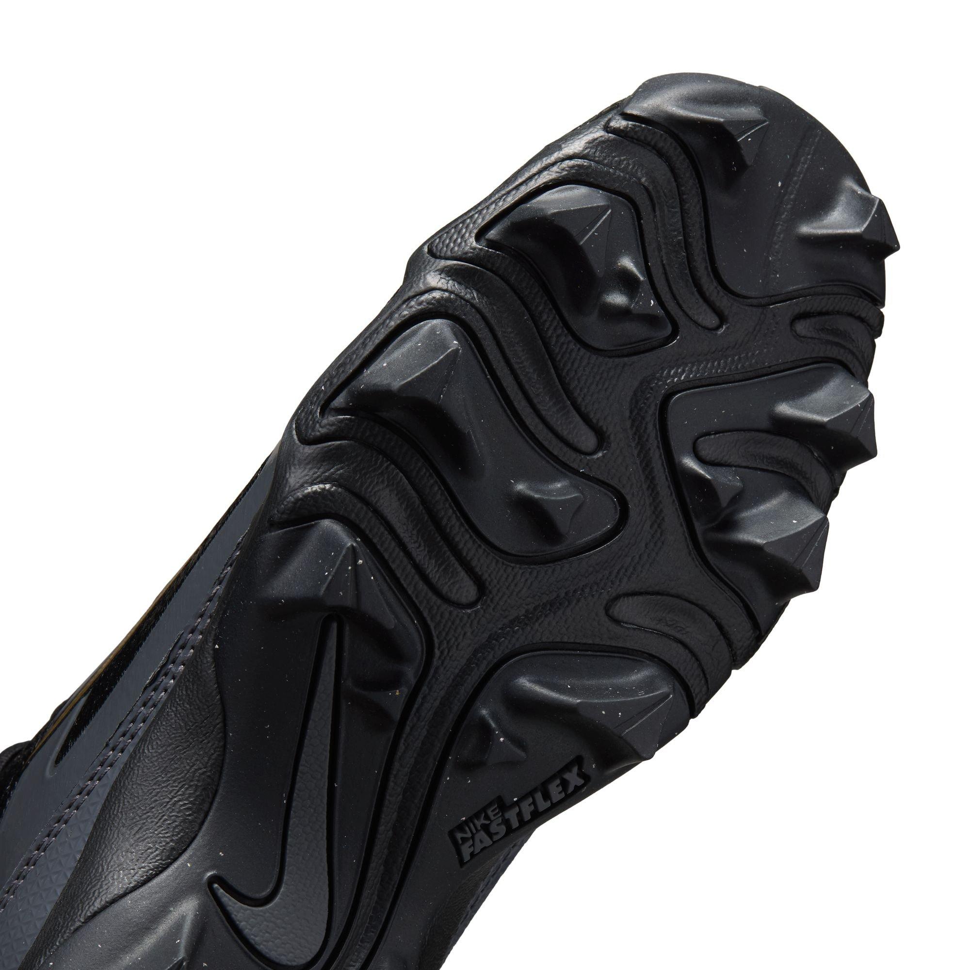Nike Alpha Shark Saquan Barkley "Black/Metallic Gold" Grade School Boys' Football Cleat - BLACK/GOLD