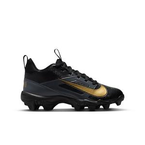 Nike Alpha Shark Saquan Barkley "Black/Metallic Gold" Grade School Boys' Football Cleat - BLACK/GOLD