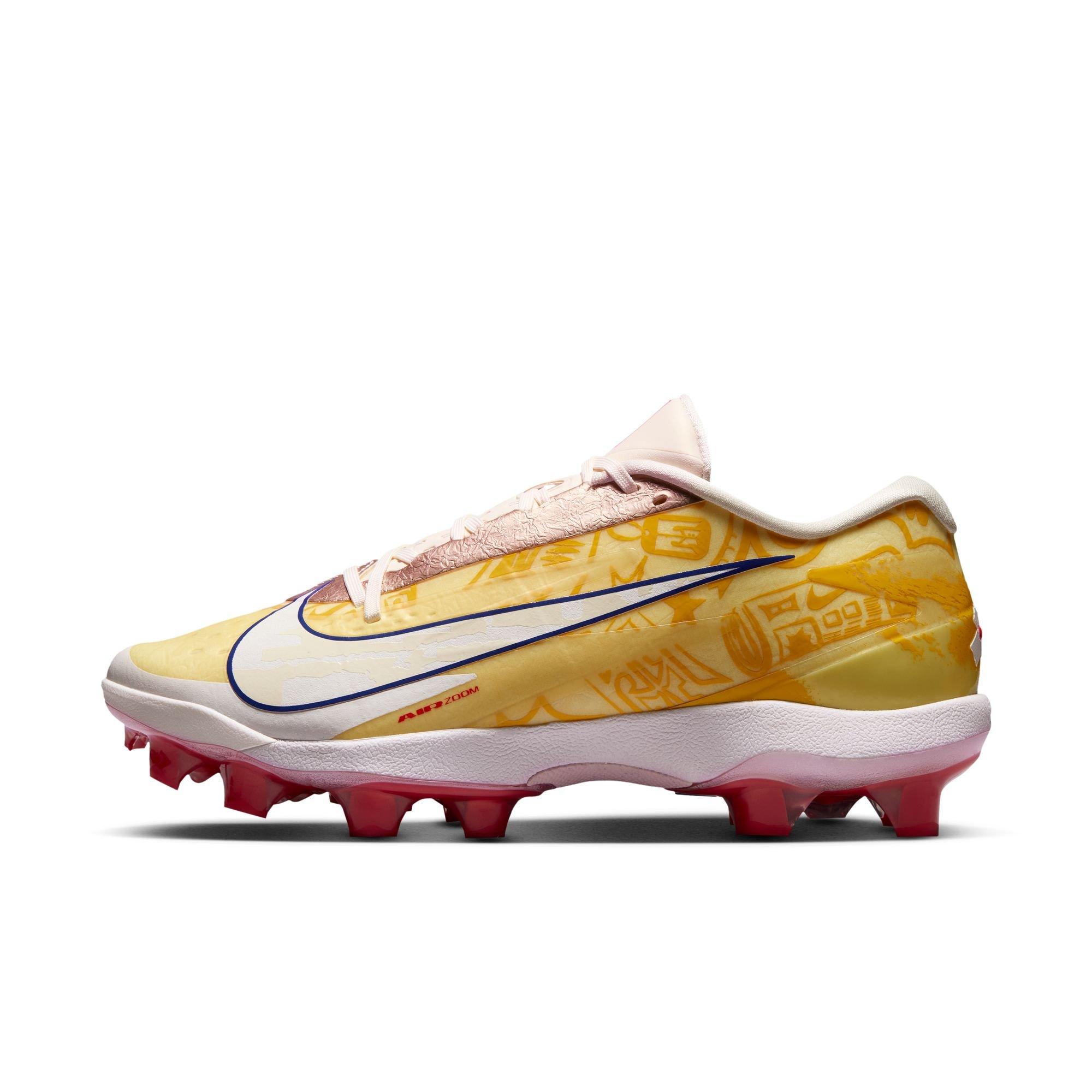 Nike Diamond Standout MCS "Ronald Acu&ntilde;a Jr." Men's Baseball Cleat - LT LASER ORANGE/DEEP ROYAL BLUE