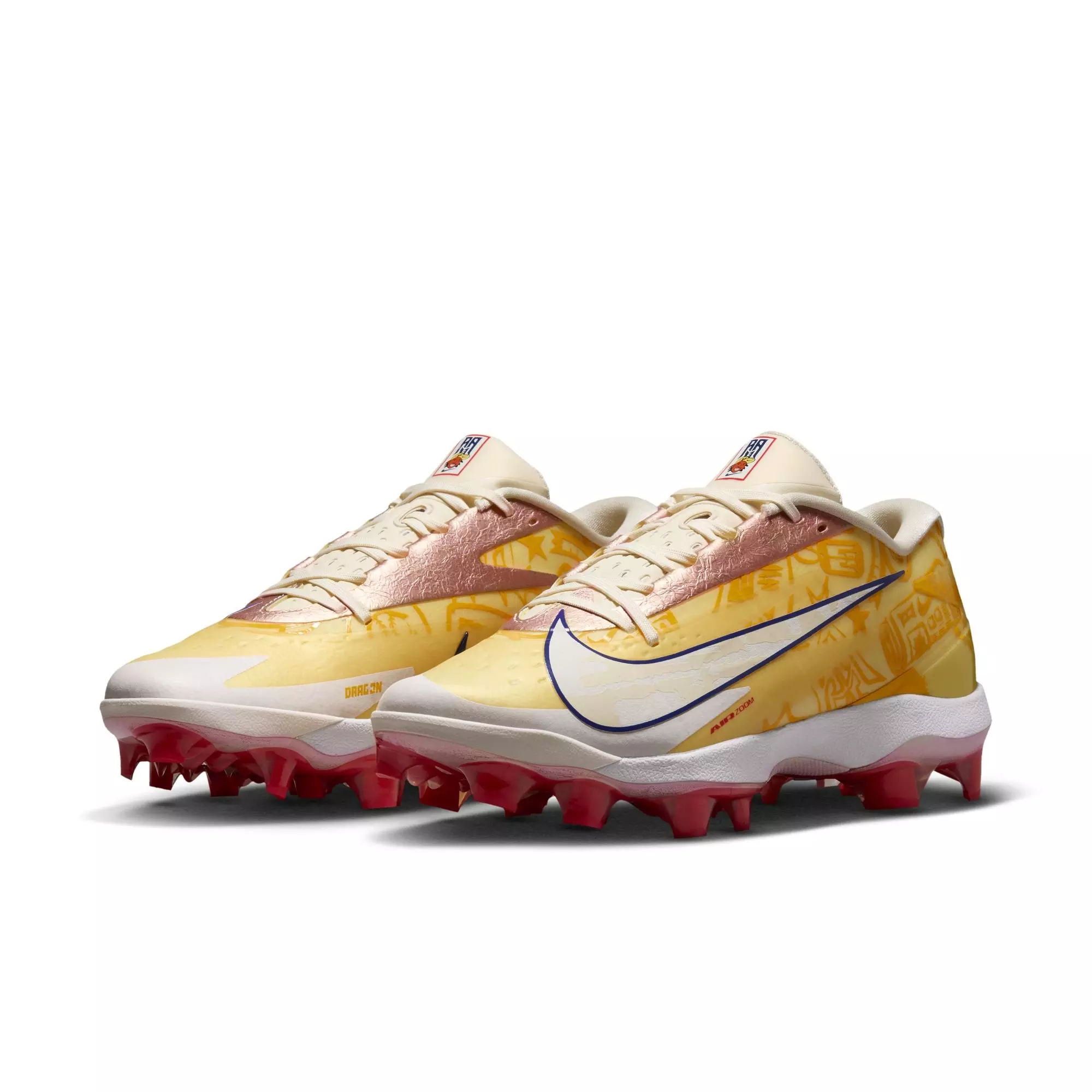 Nike Diamond Standout MCS "Ronald Acu&ntilde;a Jr." Men's Baseball Cleat - LT LASER ORANGE/DEEP ROYAL BLUE