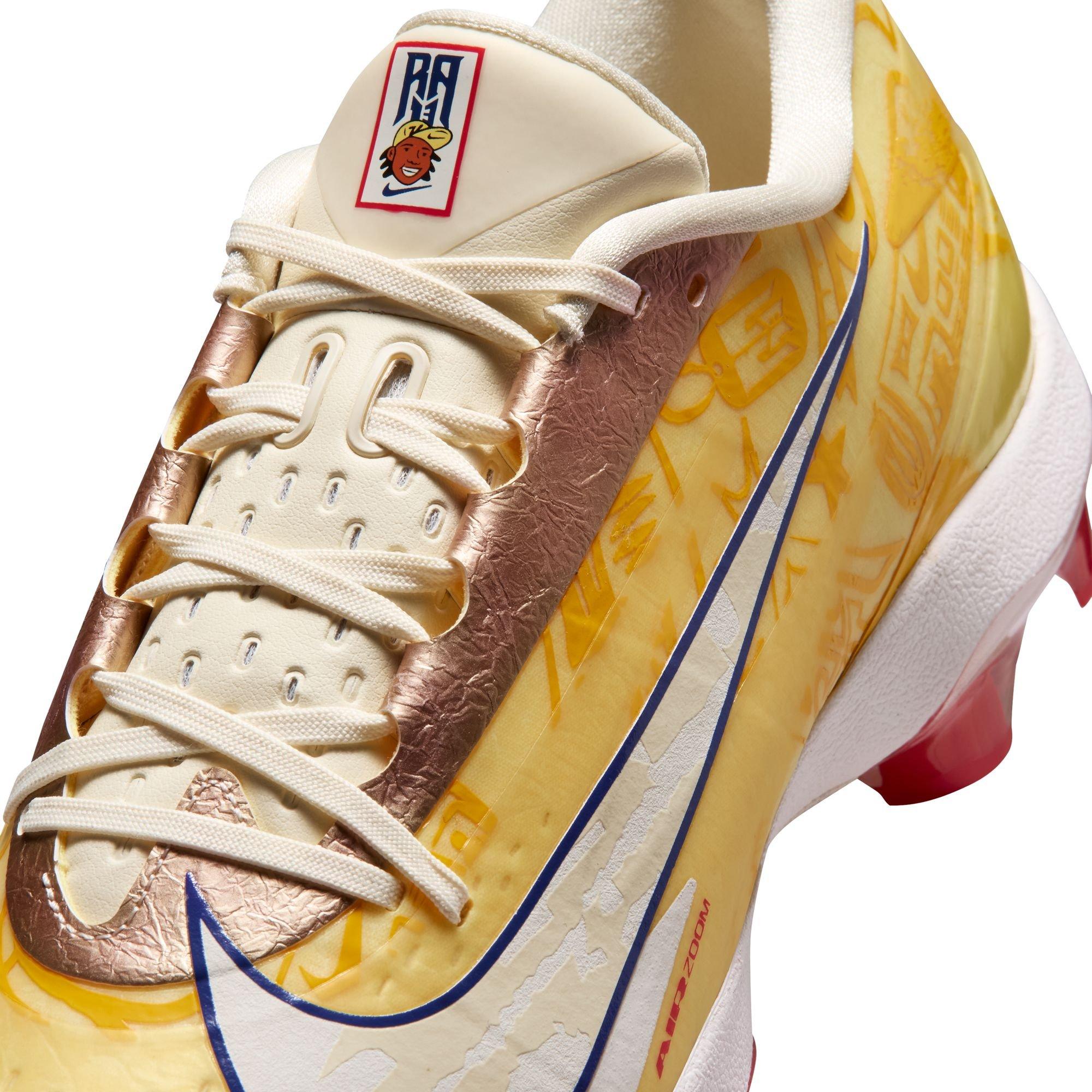Nike Diamond Standout MCS "Ronald Acu&ntilde;a Jr." Men's Baseball Cleat - LT LASER ORANGE/DEEP ROYAL BLUE