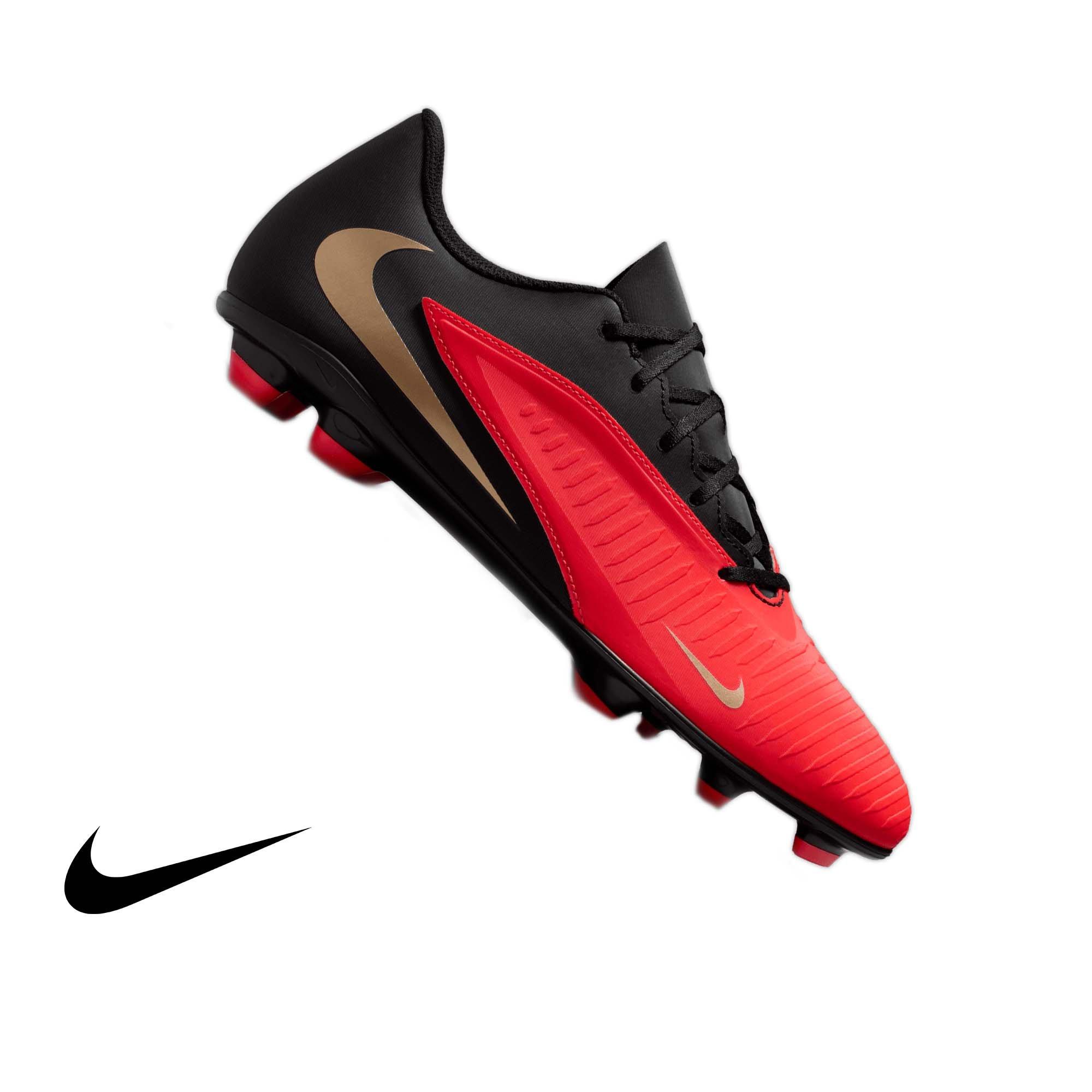 Nike Phantom 6 Low Club "Bright Crimson" Men's Soccer Cleat - BRIGHT CRIMSON/BLUR/BLACK