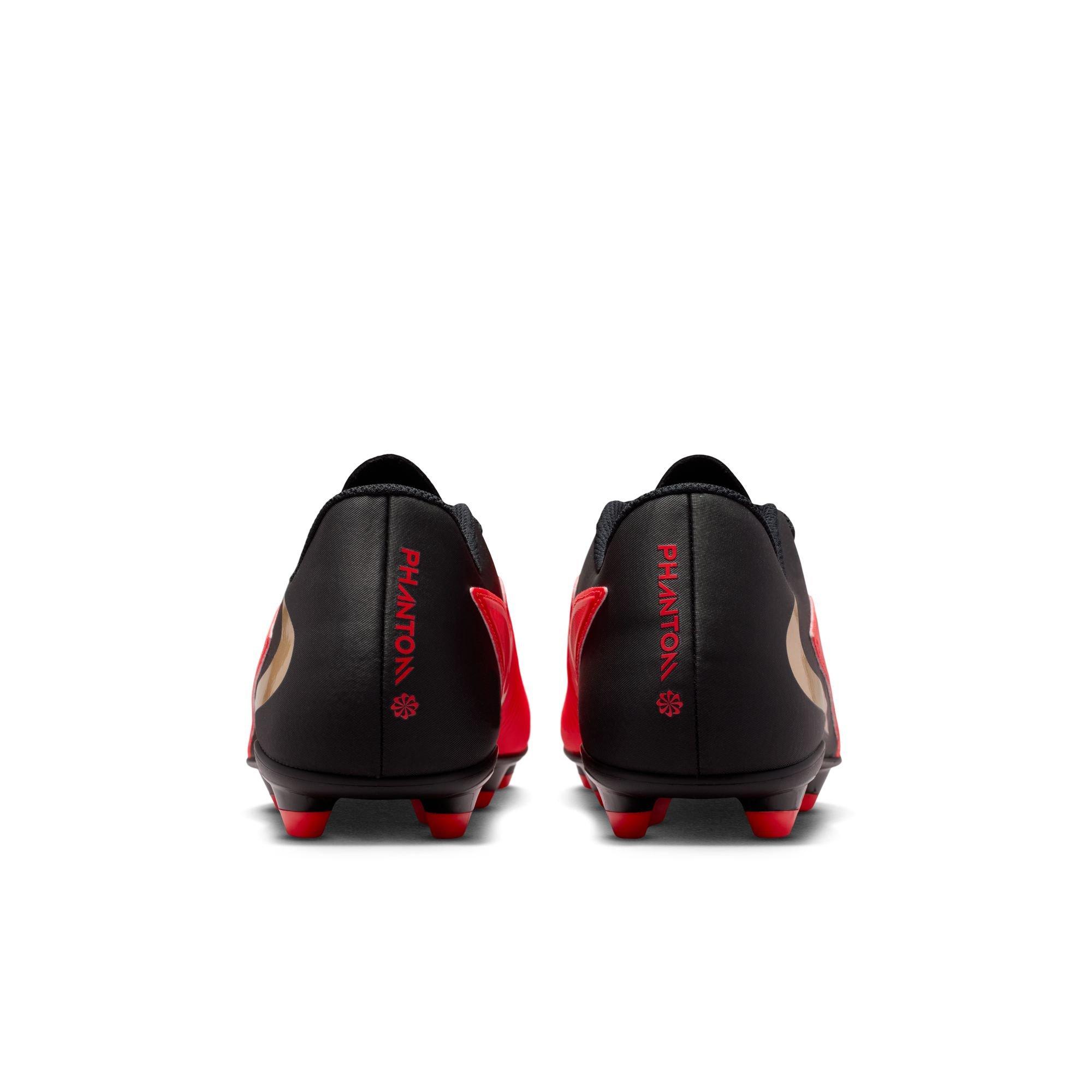 Nike Phantom 6 Low Club "Bright Crimson" Men's Soccer Cleat - BRIGHT CRIMSON/BLUR/BLACK