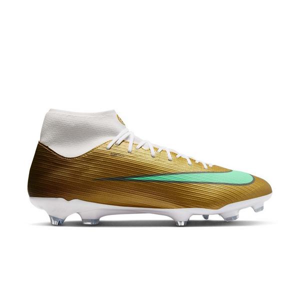 Nike Mercurial Superfly 11 Academy MG "Kylian Mbapp&eacute;" Men's Soccer Cleat - METALLIC GOLD/GREEN GLOW
