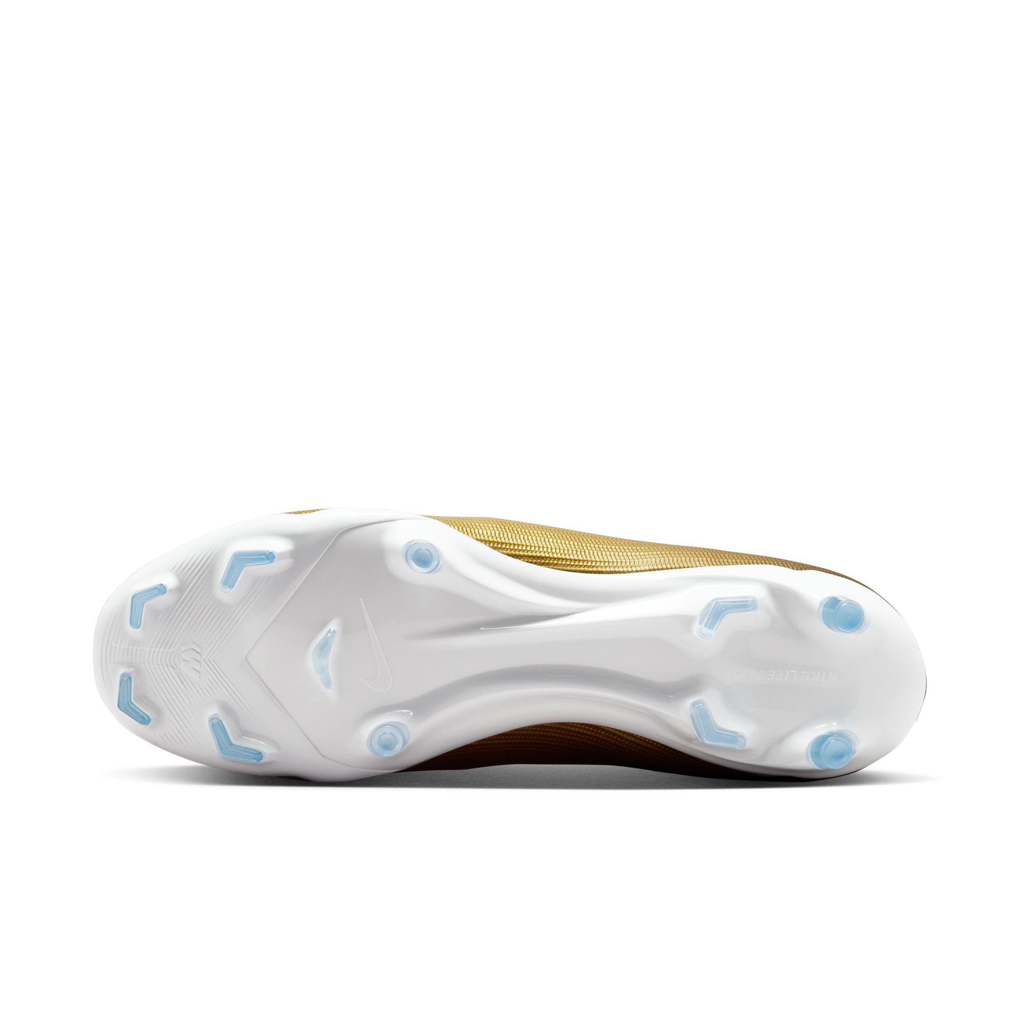 Nike Mercurial Superfly 11 Academy MG "Kylian Mbapp&eacute;" Men's Soccer Cleat - METALLIC GOLD/GREEN GLOW