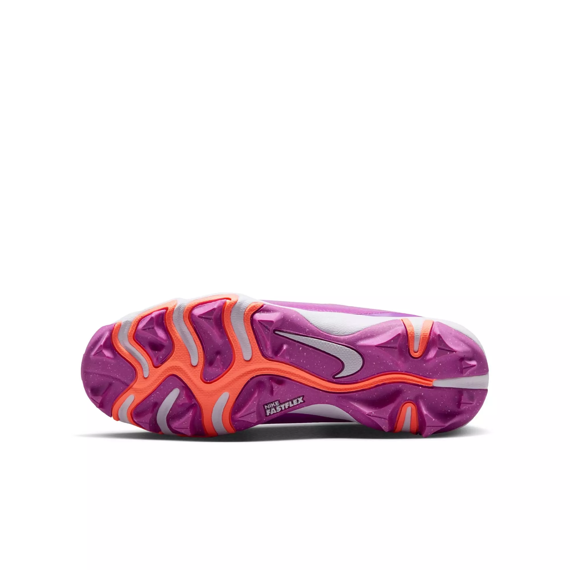 Nike Vapor Shark 3 'CeeDee Lamb' Preschool Girl's Football Cleats - Purple/Orange - PURPLE/ORANGE