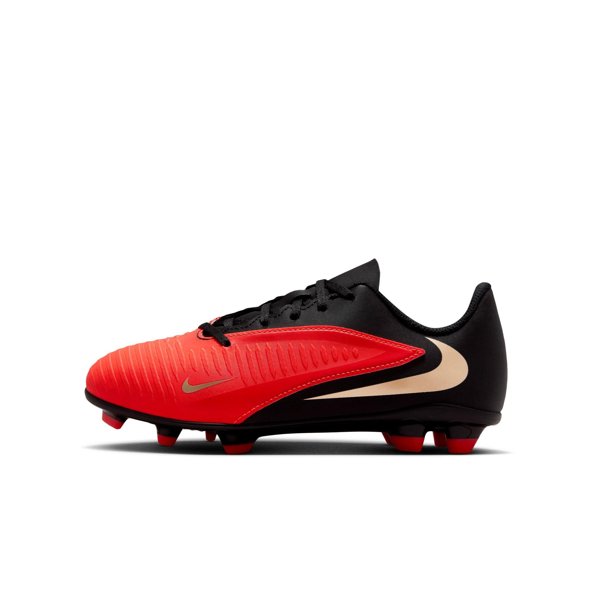 Nike Jr Phantom 6 Low Club Big Boy's Soccer Cleat - Red/Black - RED/BLACK