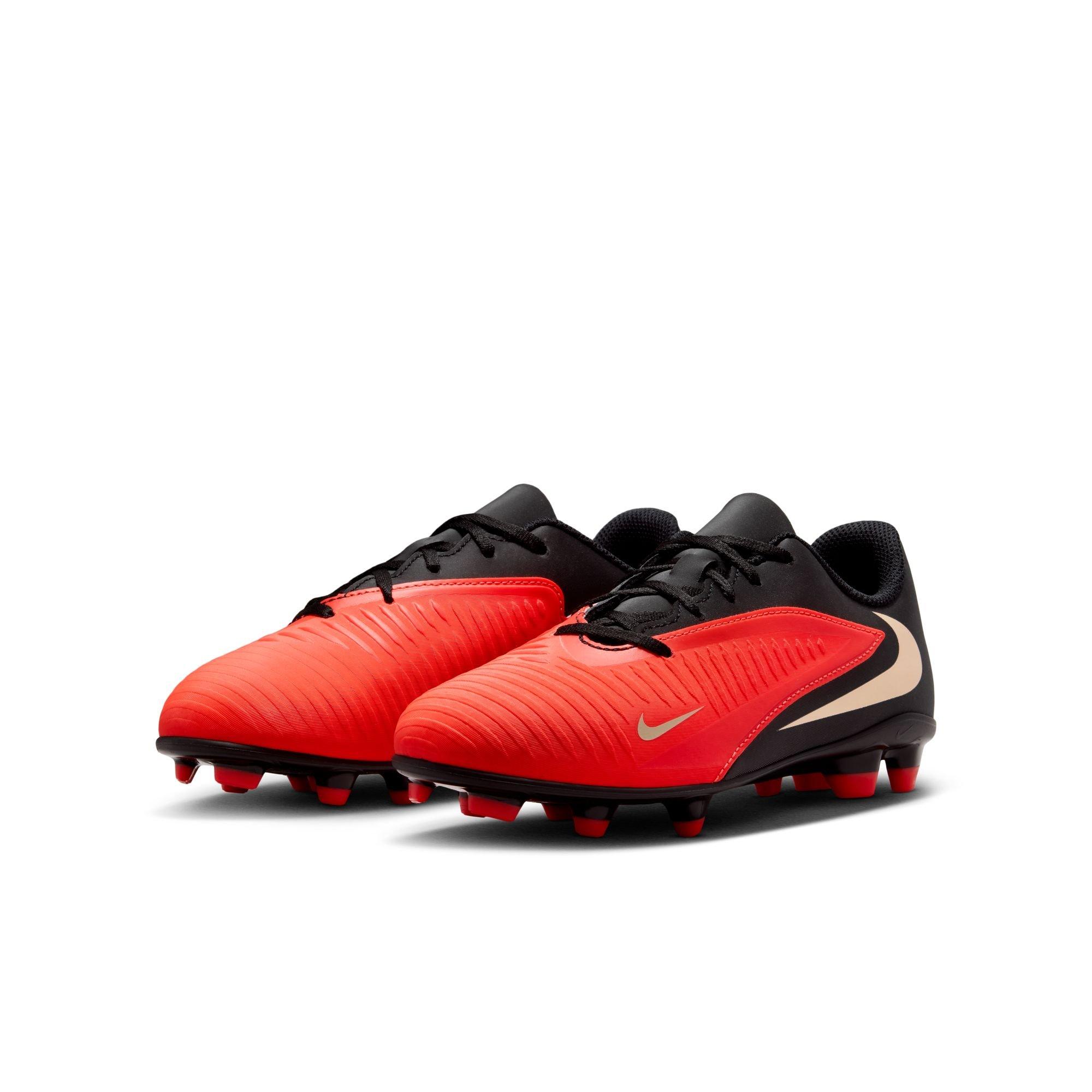 Nike Jr Phantom 6 Low Club Big Boy's Soccer Cleat - Red/Black - RED/BLACK