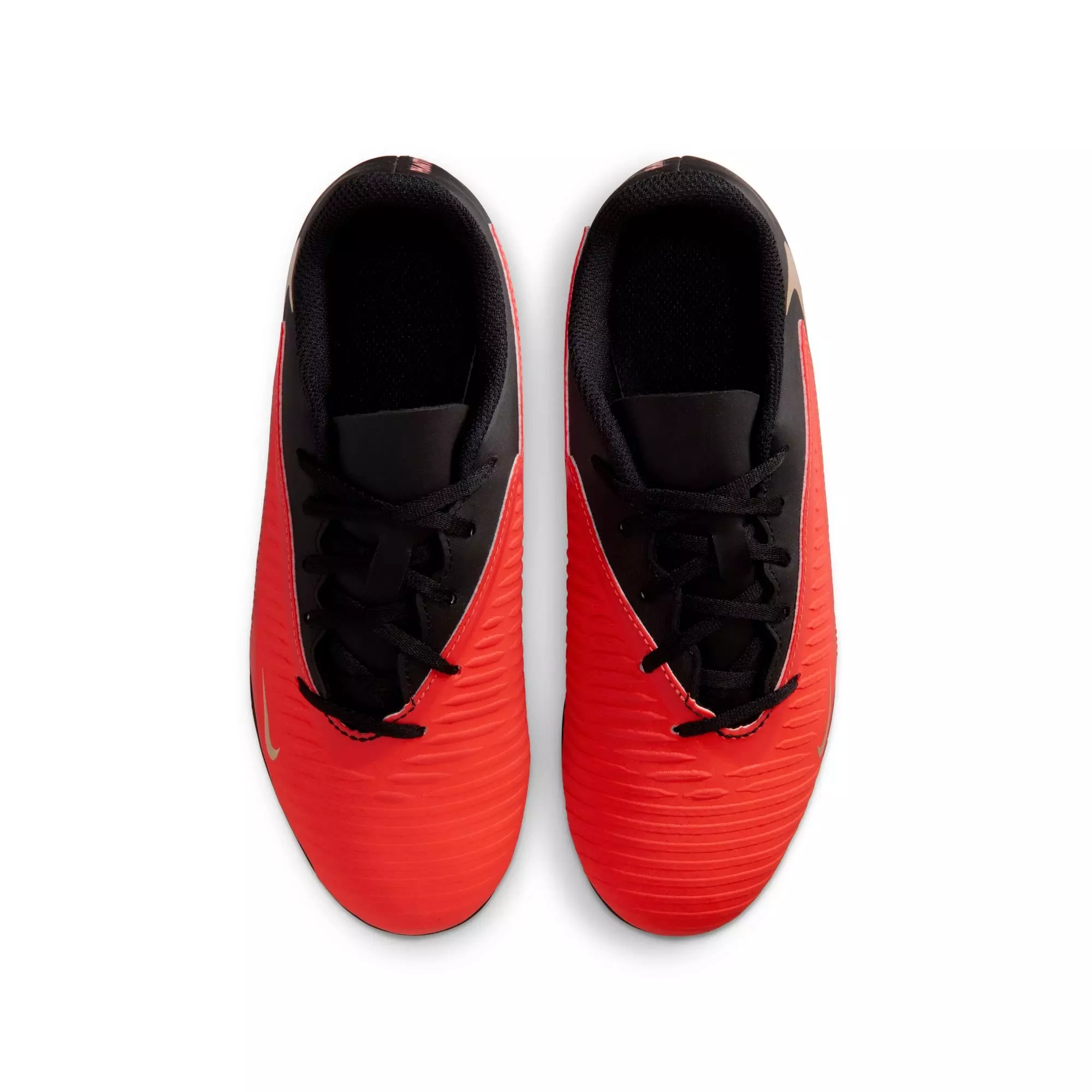 Nike Jr Phantom 6 Low Club Big Boy's Soccer Cleat - Red/Black - RED/BLACK