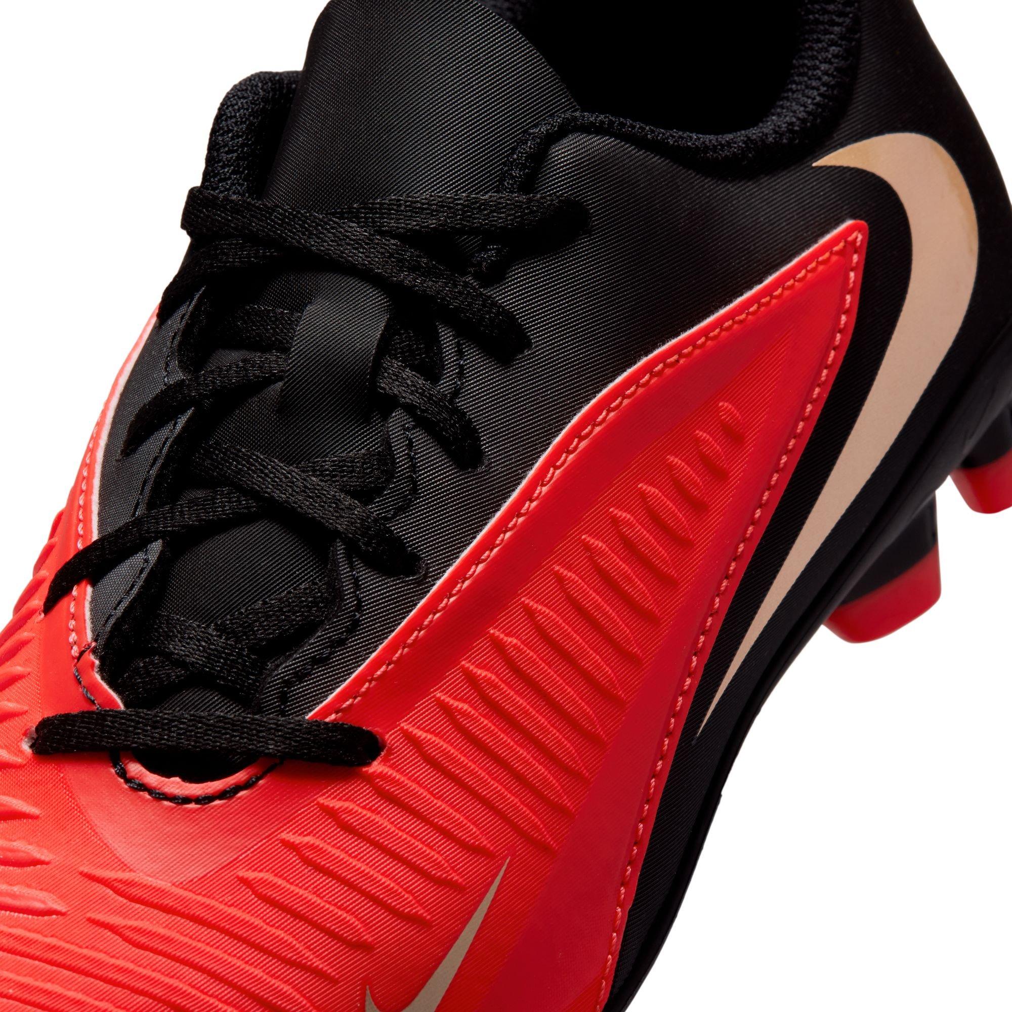 Nike Jr Phantom 6 Low Club Big Boy's Soccer Cleat - Red/Black - RED/BLACK