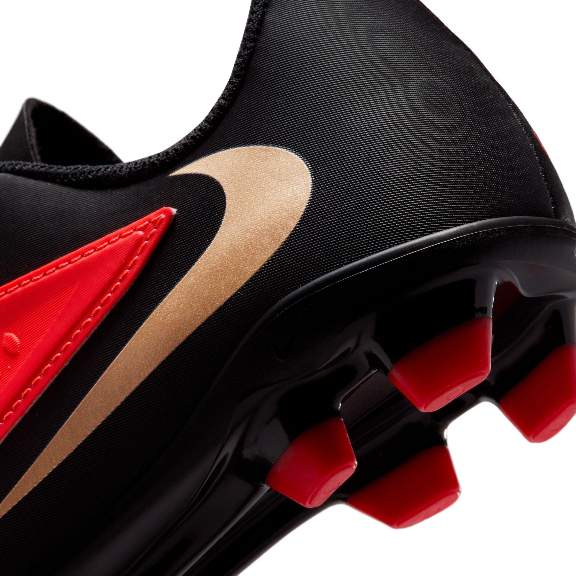 Nike Jr Phantom 6 Low Club Big Boy's Soccer Cleat - Red/Black - RED/BLACK