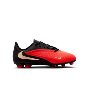 Nike Jr Phantom 6 Low Club Big Boy's Soccer Cleat - Red/Black - RED/BLACK