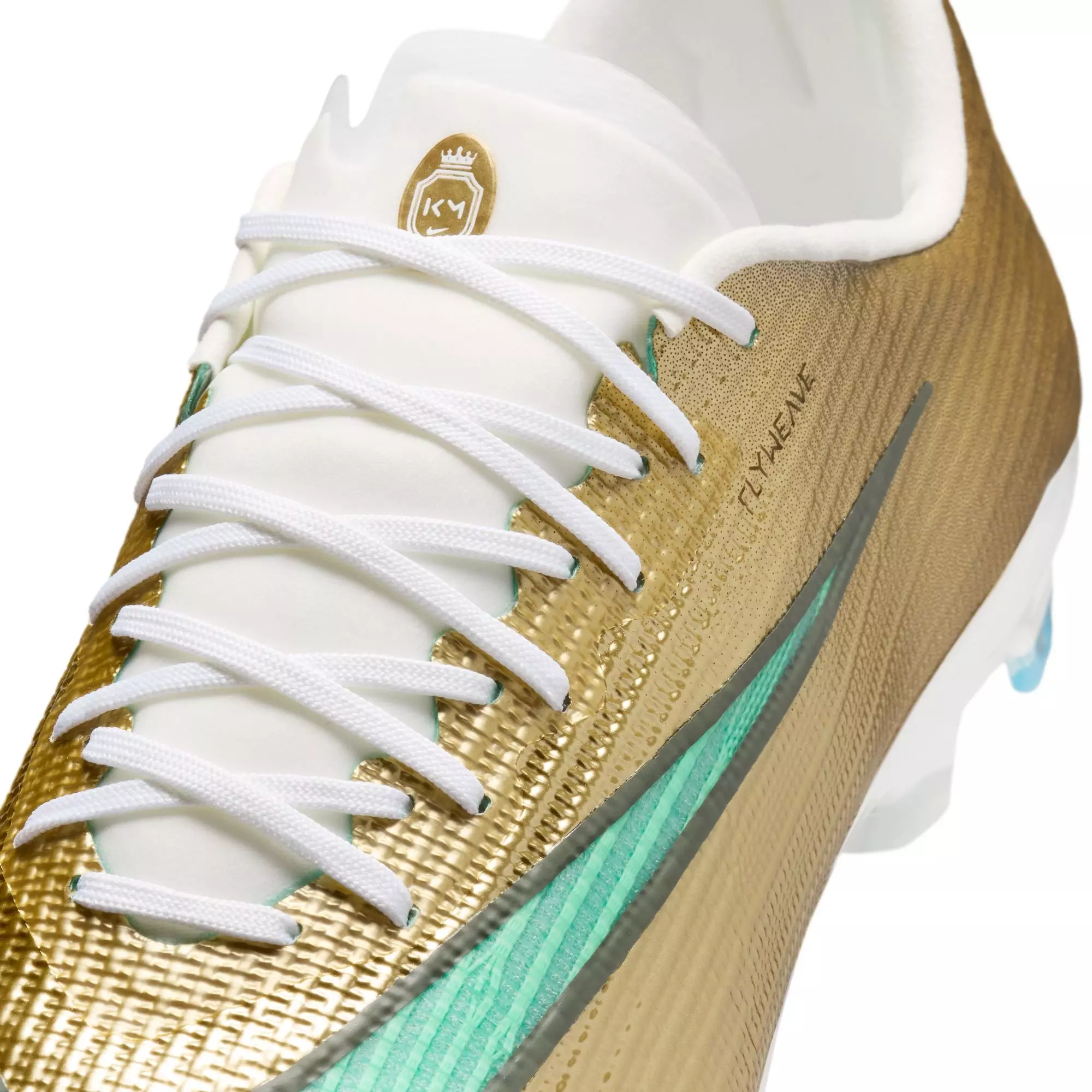 Nike Mercurial Superfly 11 Pro FG "Kylian Mbapp&eacute;" Men's Soccer Cleat - METALLIC GOLD/GREEN GLOW