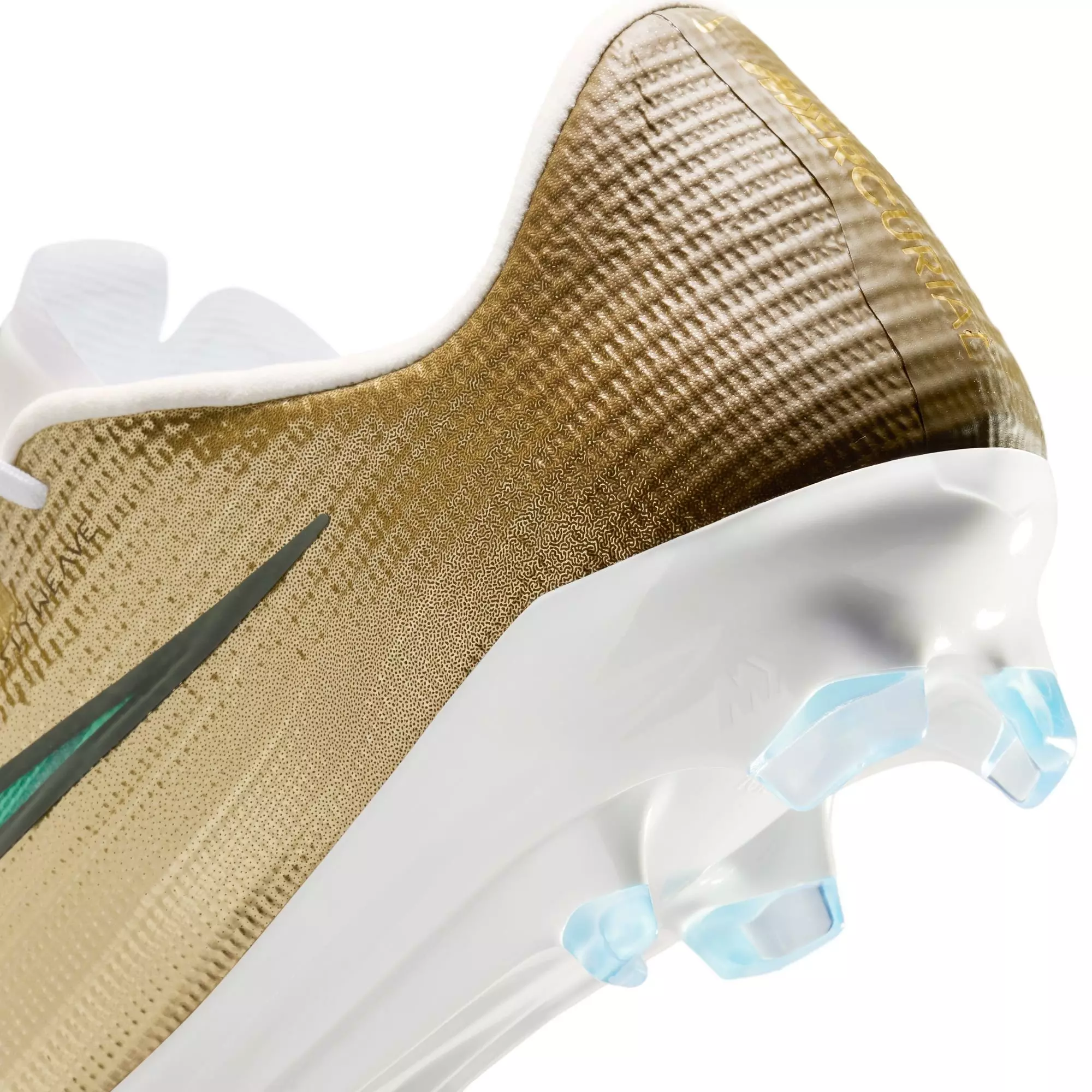 Nike Mercurial Superfly 11 Pro FG "Kylian Mbapp&eacute;" Men's Soccer Cleat - METALLIC GOLD/GREEN GLOW