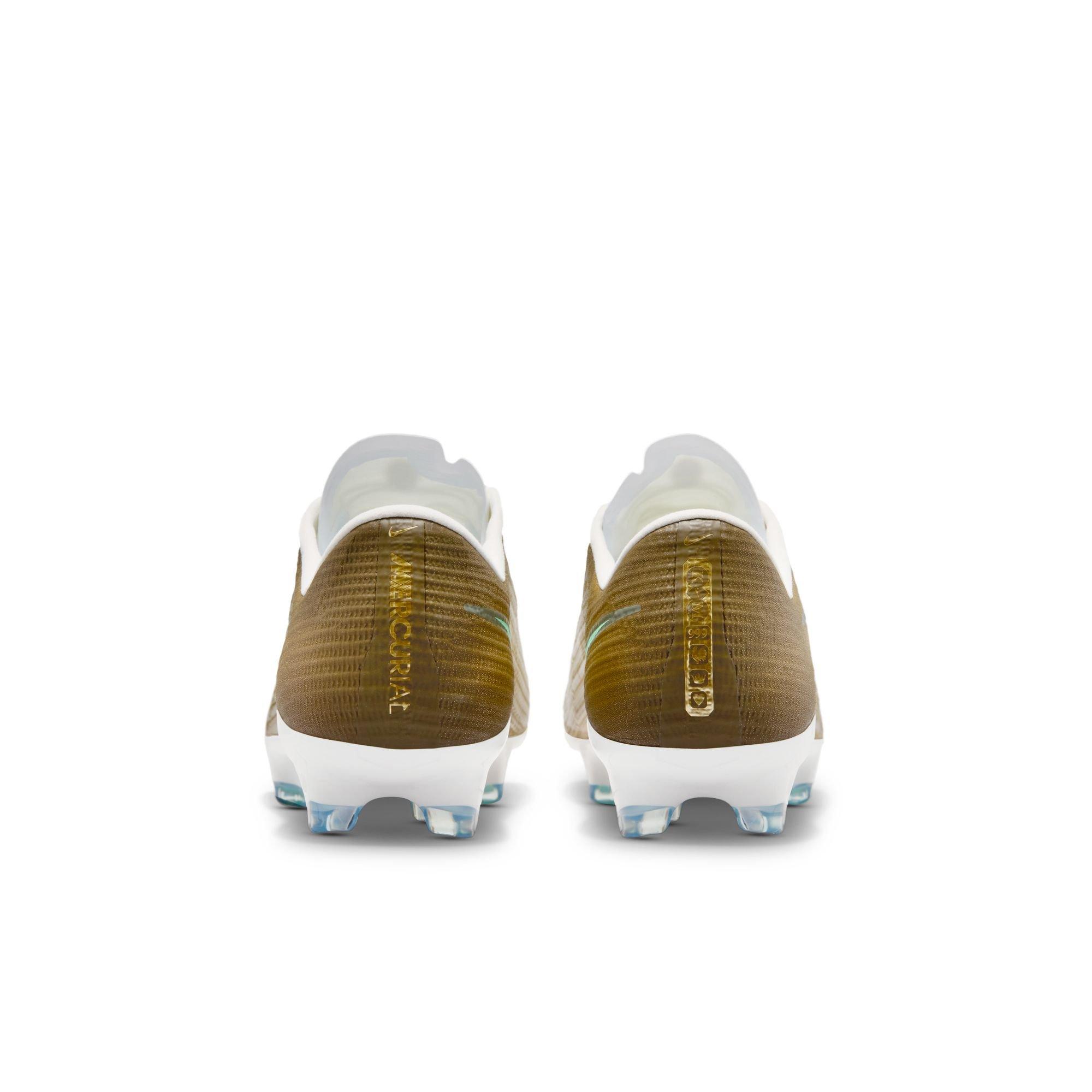 Nike Mercurial Superfly 11 Pro FG "Kylian Mbapp&eacute;" Men's Soccer Cleat - METALLIC GOLD/GREEN GLOW