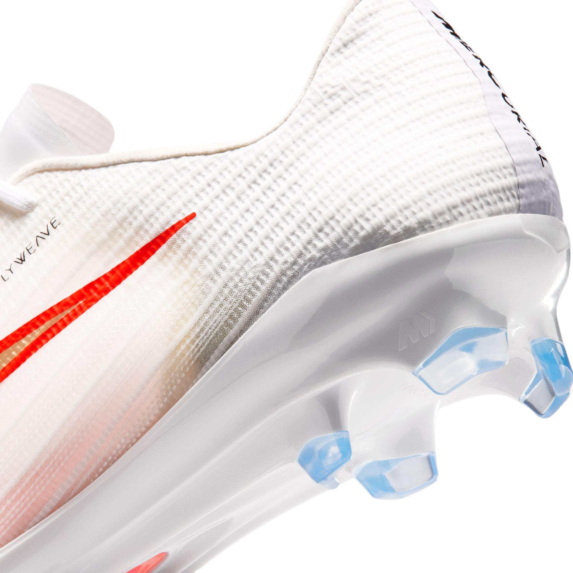 Nike Mercurial Superfly 11 Pro FG Low-Top "Bright Crimson" Men's Soccer Cleat - WHITE/BLUR/BRIGHT CRIMSON Thumbnail View 12
