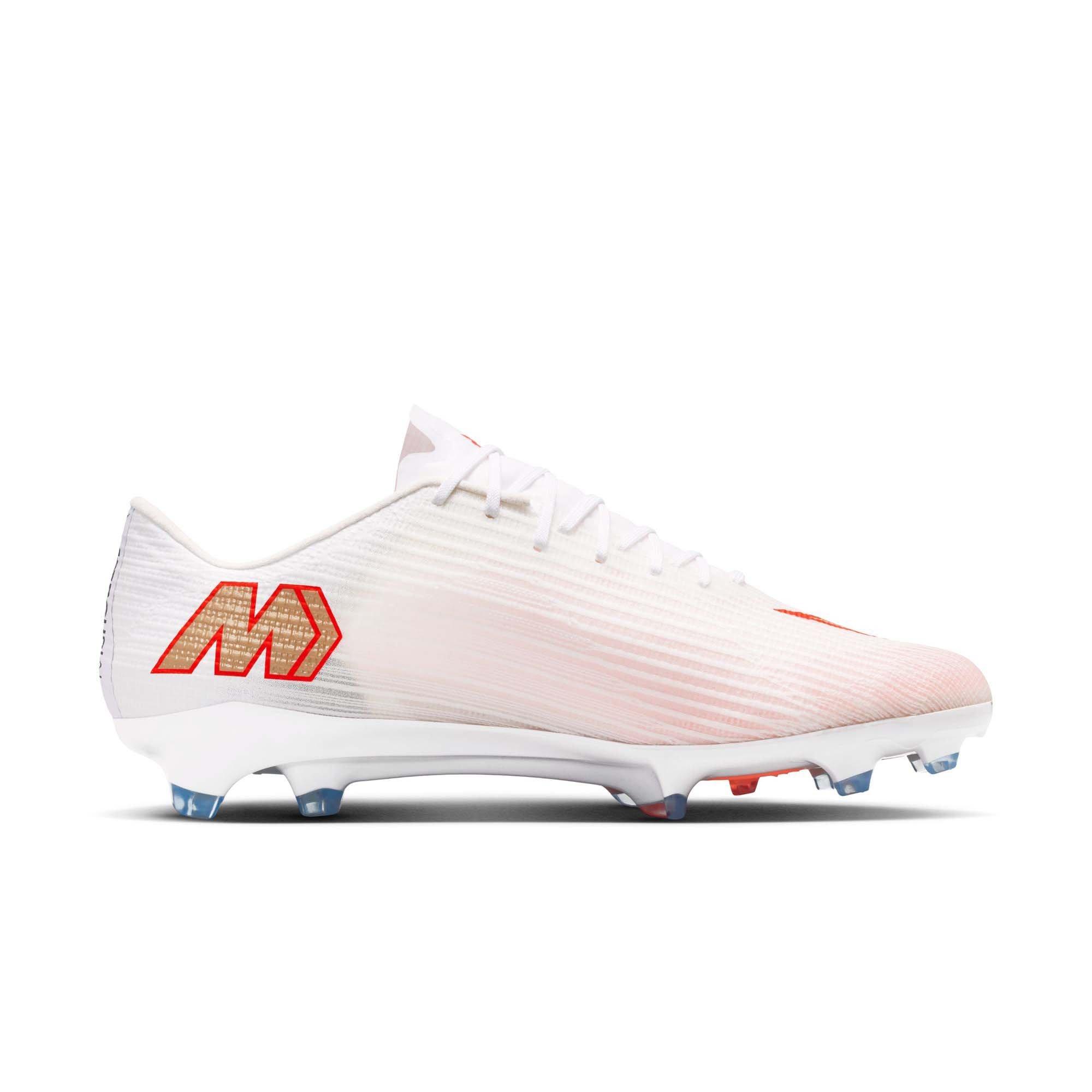 Nike Mercurial Superfly 11 Pro FG Low-Top "Bright Crimson" Men's Soccer Cleat - WHITE/BLUR/BRIGHT CRIMSON Thumbnail View 3