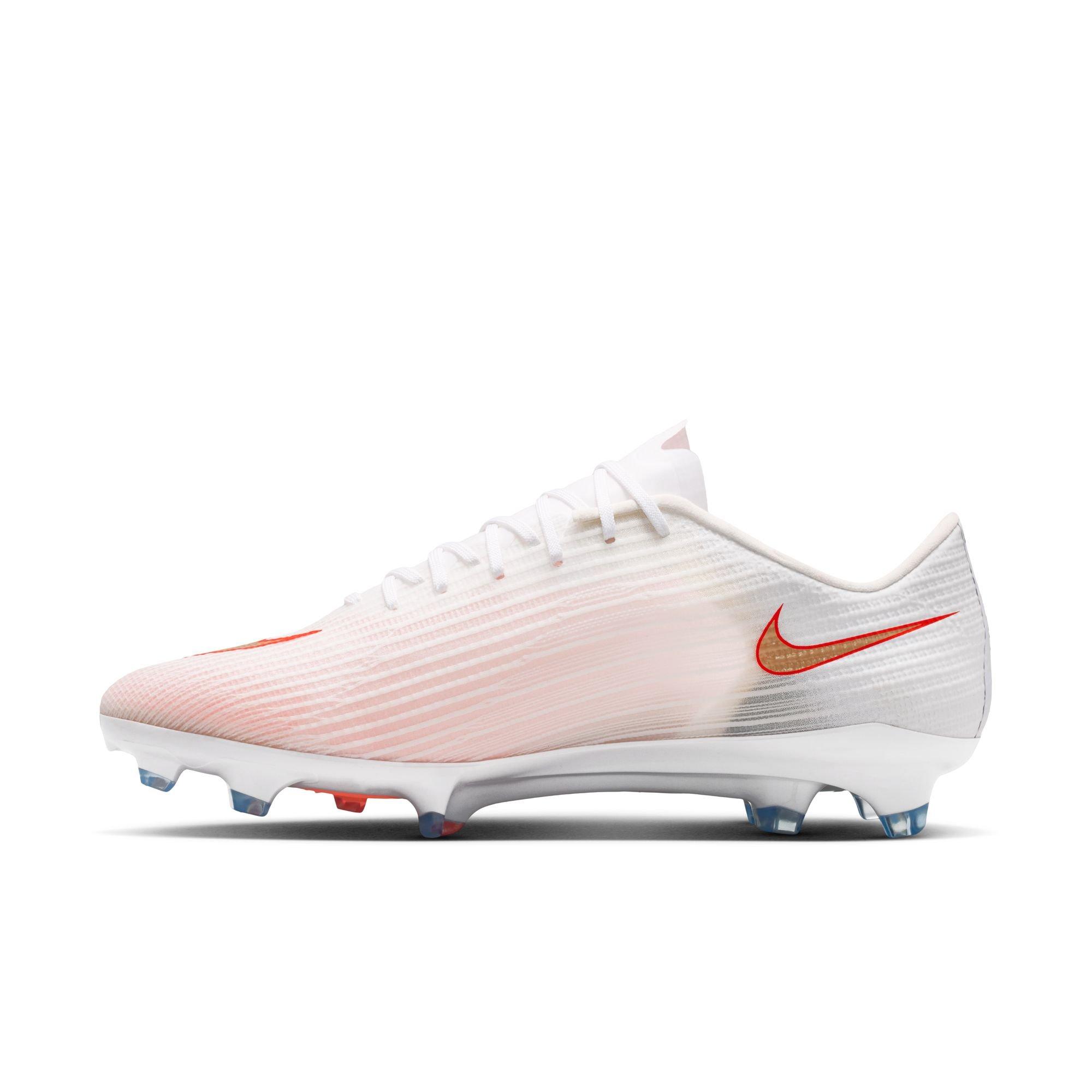 Nike Mercurial Superfly 11 Pro FG Low-Top "Bright Crimson" Men's Soccer Cleat - WHITE/BLUR/BRIGHT CRIMSON Thumbnail View 5