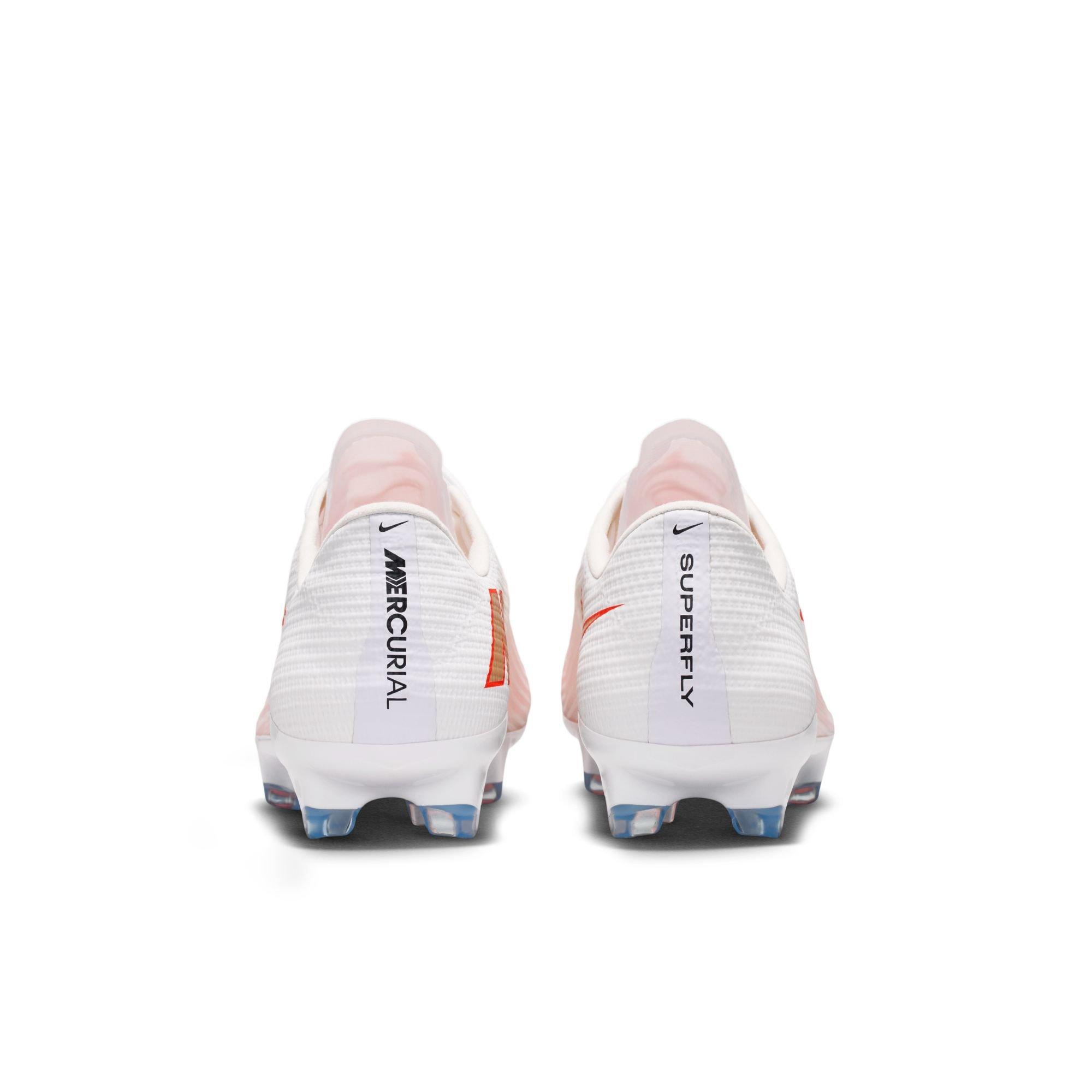 Nike Mercurial Superfly 11 Pro FG Low-Top "Bright Crimson" Men's Soccer Cleat - WHITE/BLUR/BRIGHT CRIMSON Thumbnail View 7