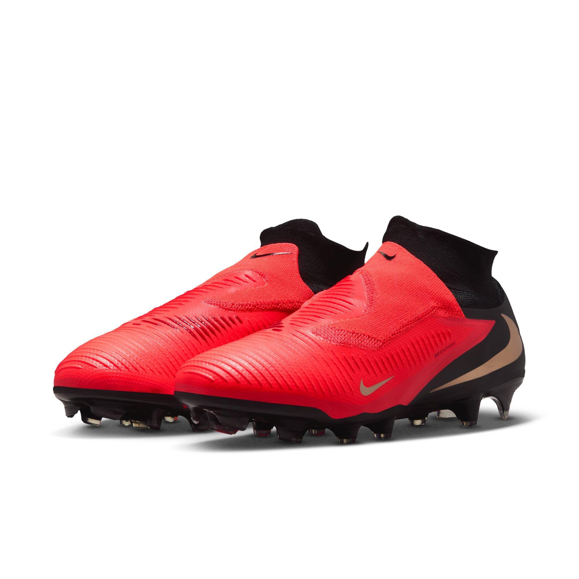 Nike Phantom 6 High Pro FG "Bright Crimson" Men's Soccer Cleat - BRIGHT CRIMSON/BLUR/BLACK Thumbnail View 6