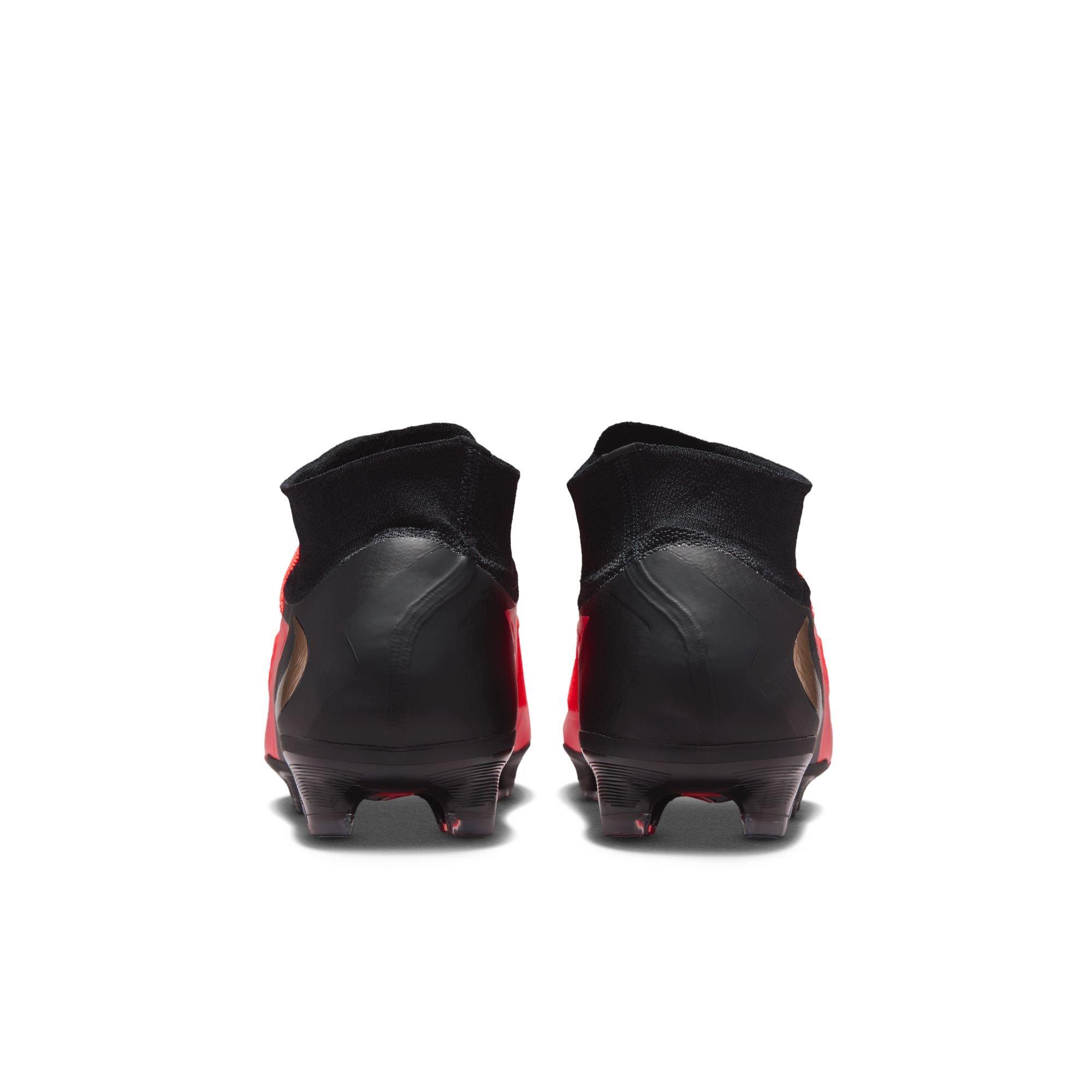 Nike Phantom 6 High Pro FG "Bright Crimson" Men's Soccer Cleat - BRIGHT CRIMSON/BLUR/BLACK Thumbnail View 8