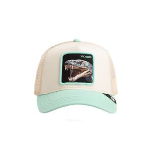Goorin' Bros Vicious Trucker Snapback Hat - Cream/Mint