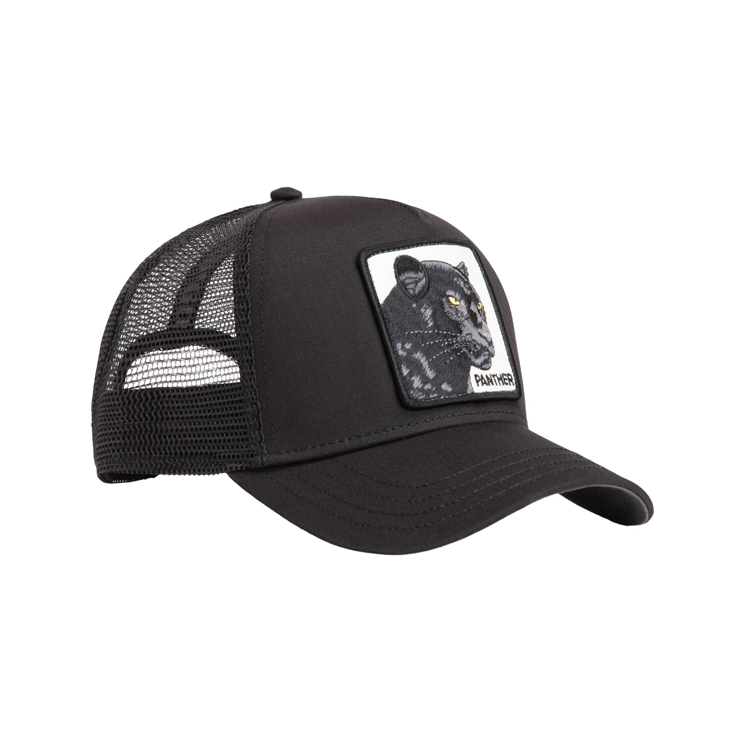 Goorin' Bros Panther Snapback Trucker Hat-Black - BLACK Thumbnail View 2