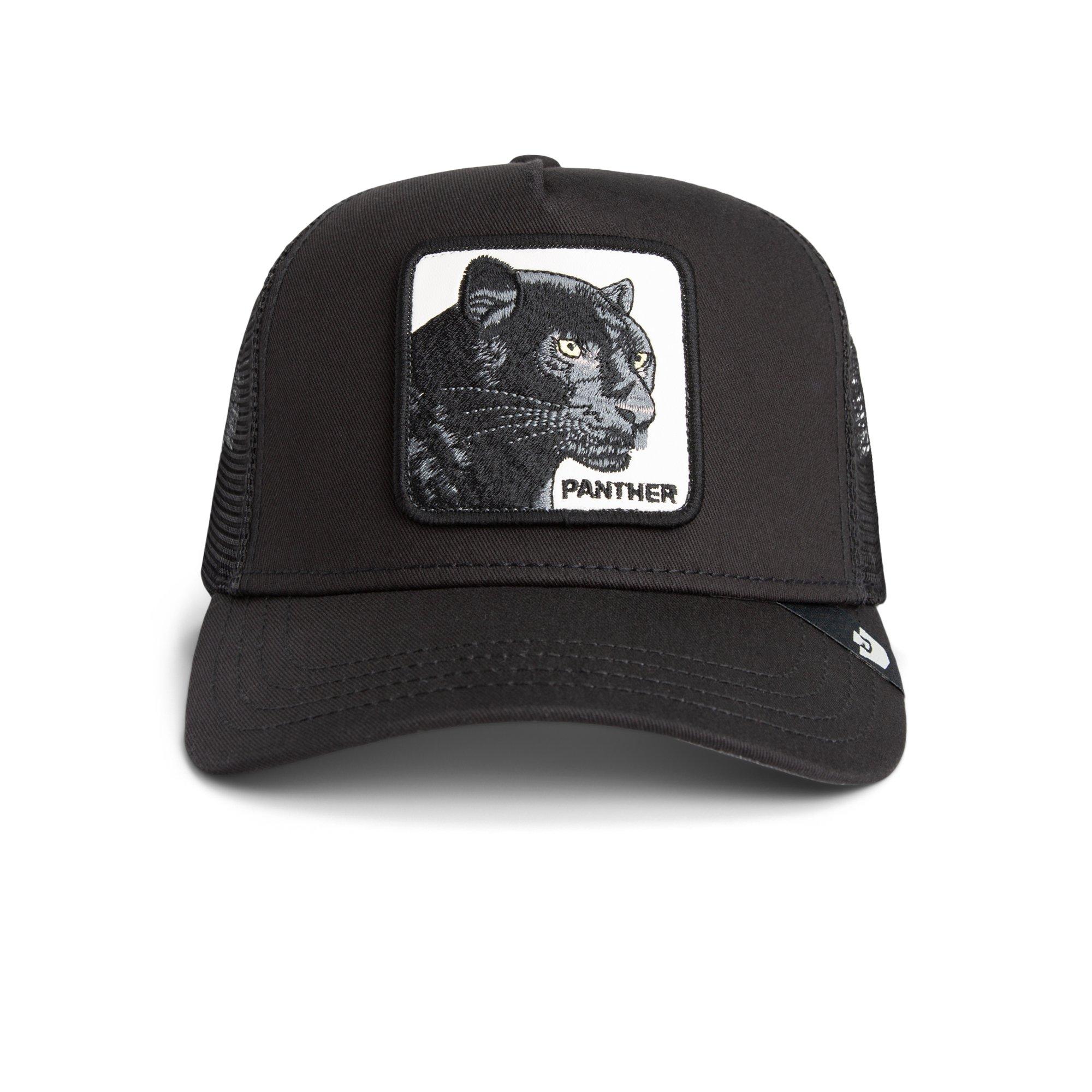 Goorin' Bros Panther Snapback Trucker Hat-Black - BLACK Thumbnail View 3