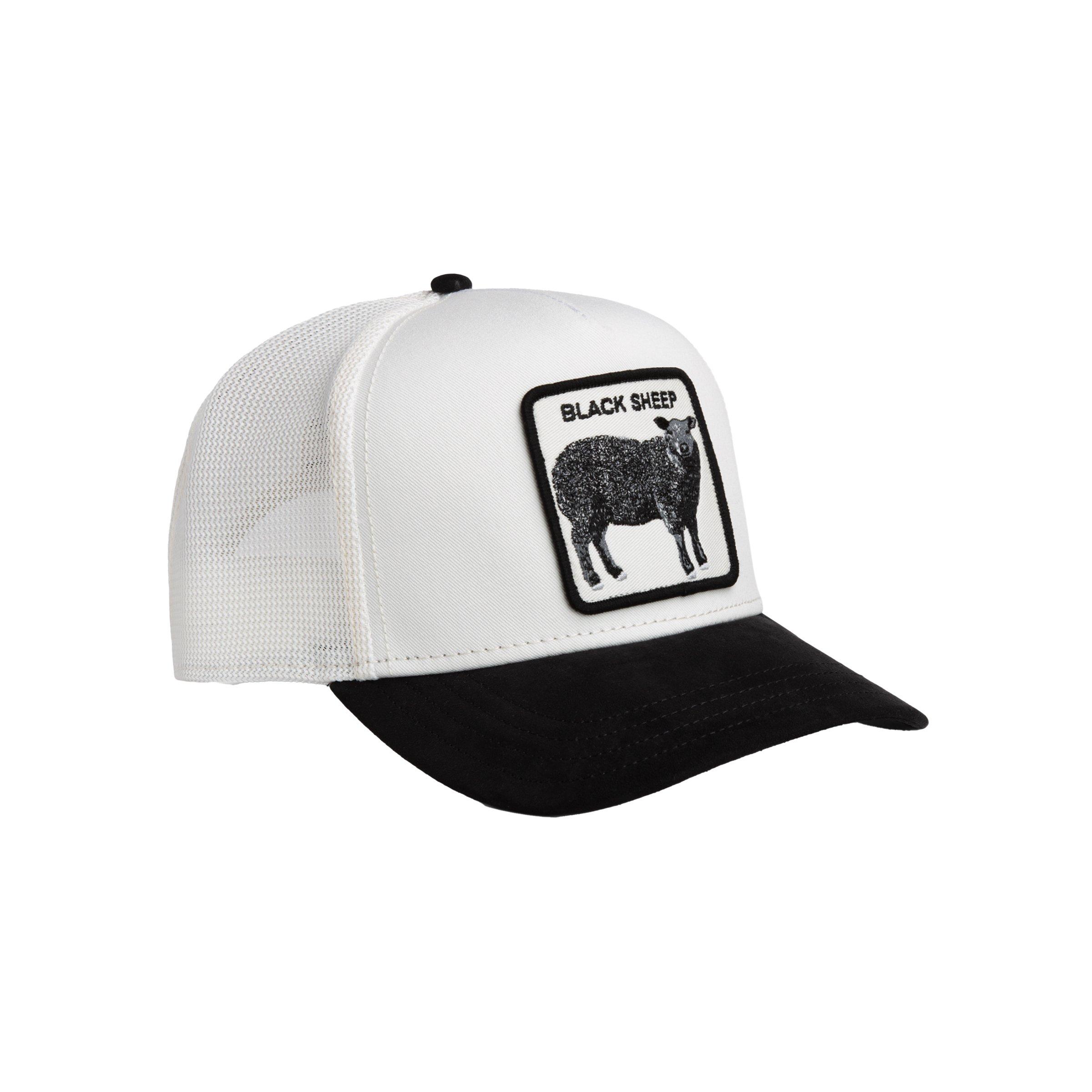 Goorin' Bros Suede Sheep Snapback Hat-White/Black - WHITE/BLACK Thumbnail View 2