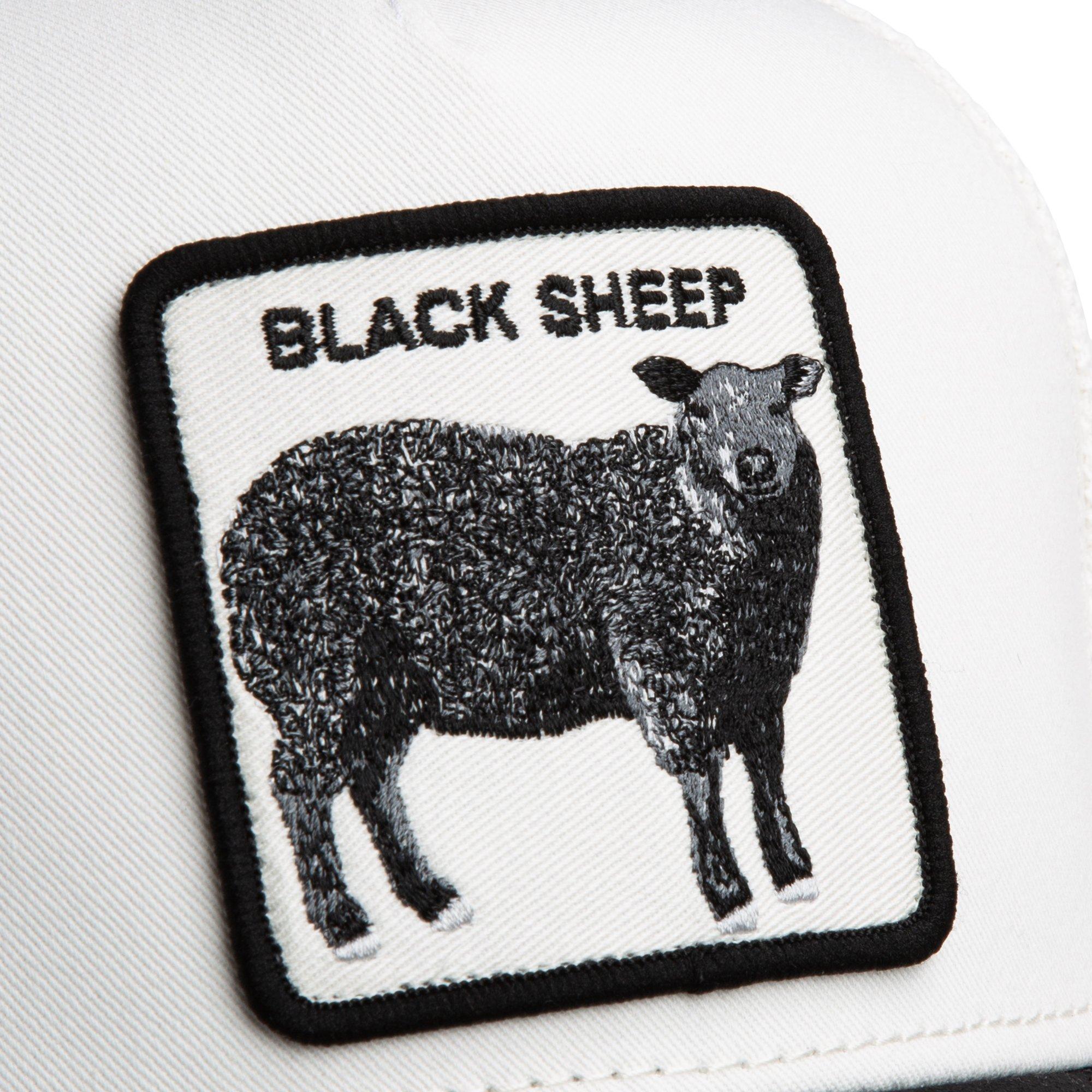 Goorin' Bros Suede Sheep Snapback Hat-White/Black - WHITE/BLACK Thumbnail View 5