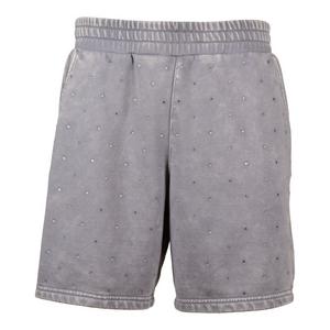 Reason Men's Washed Rhinestone Shorts - Grey