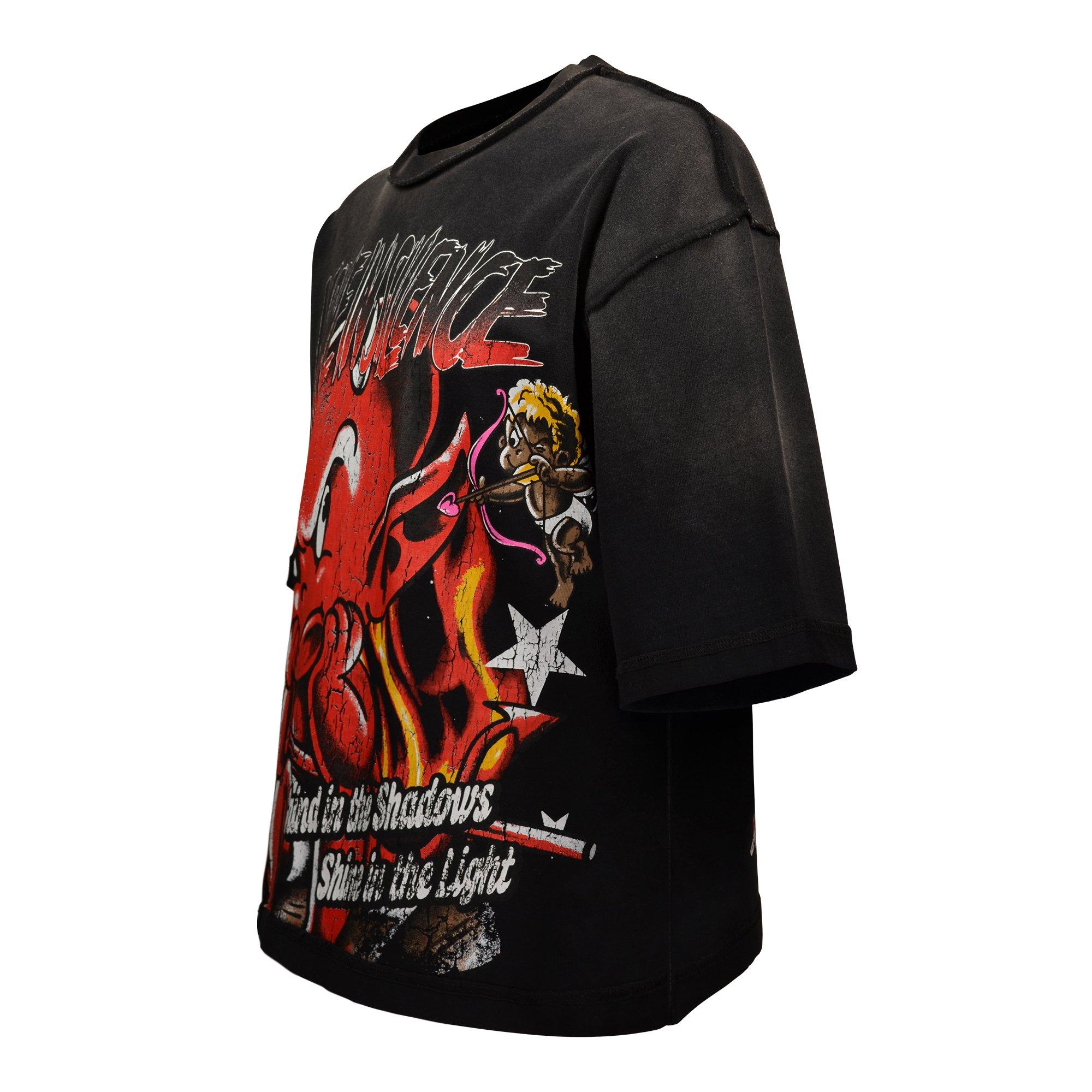 Reason Men's Move In Silence Crop Tee - BLACK Thumbnail View 3