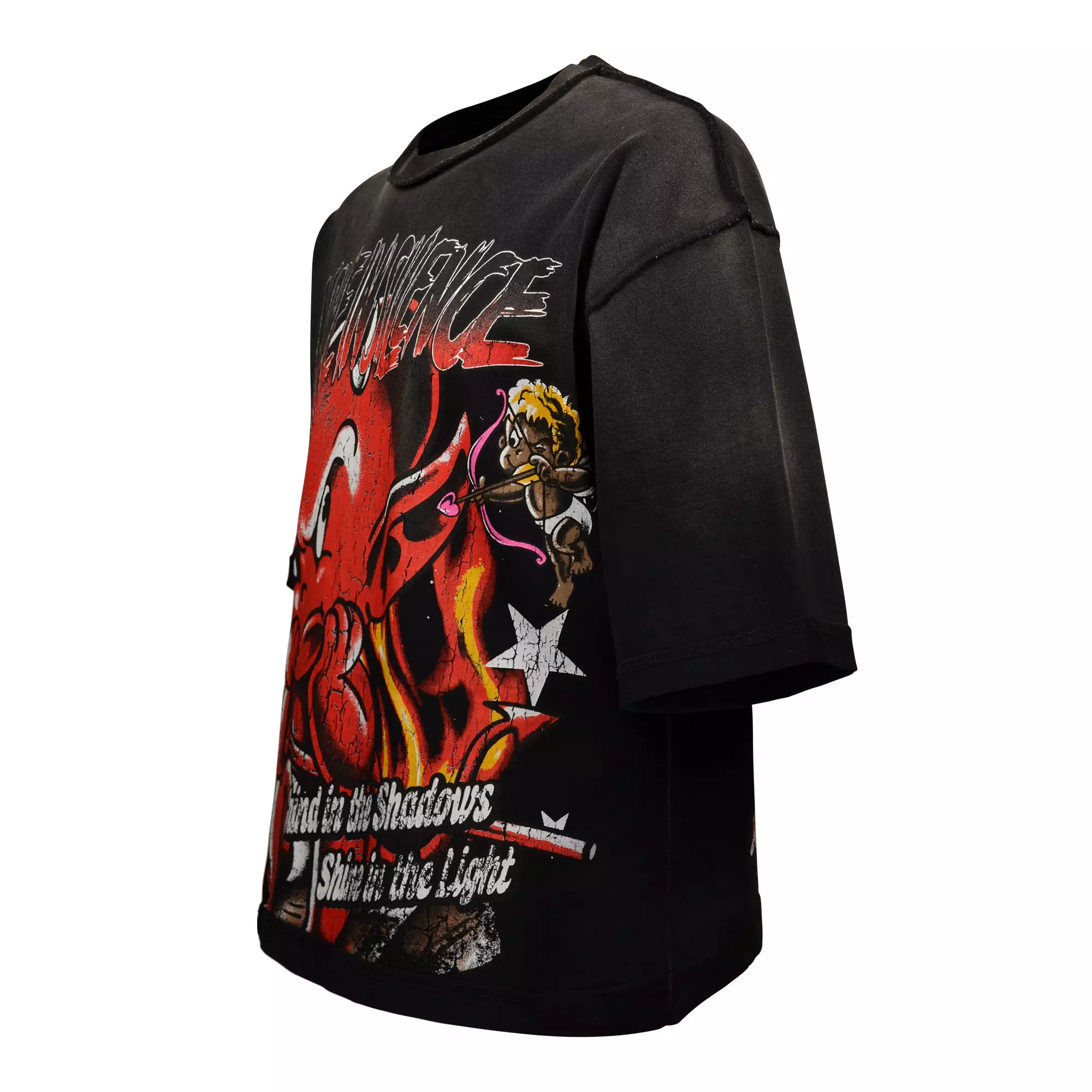 Reason Men's Move In Silence Crop Tee - BLACK