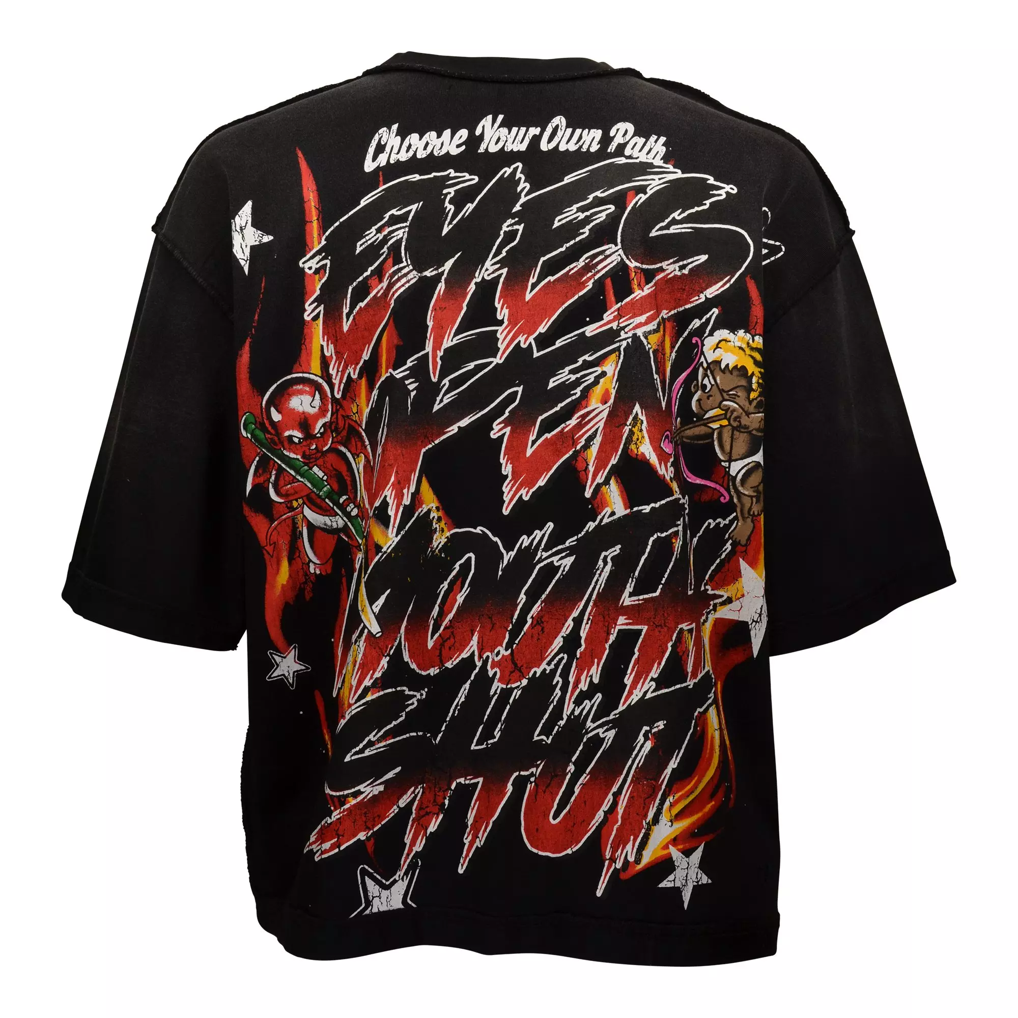 Reason Men's Move In Silence Crop Tee - BLACK