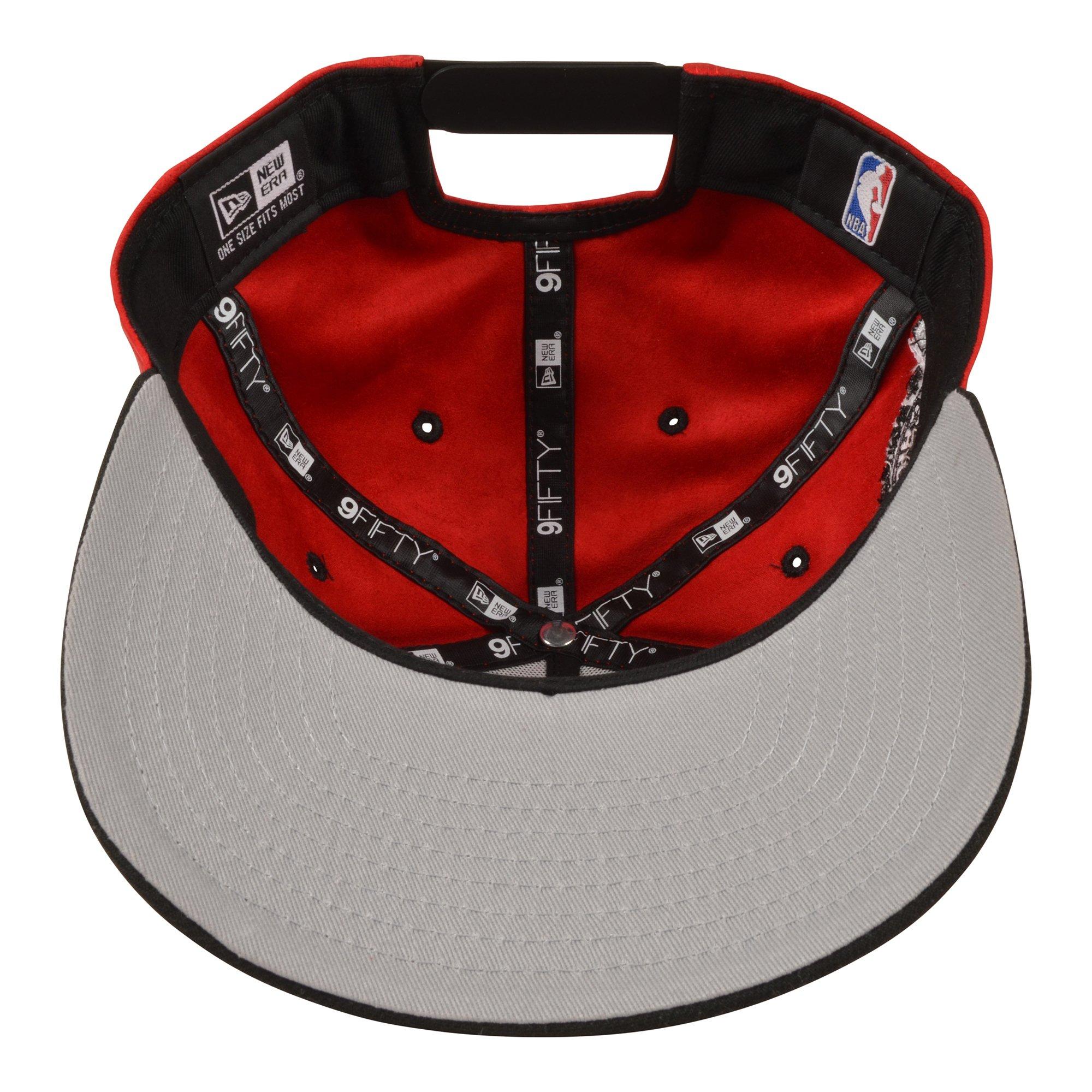 New Era Chicago Bulls 9FIFTY A-Frame Toro IV Snapback Hat - Red - RED Thumbnail View 5