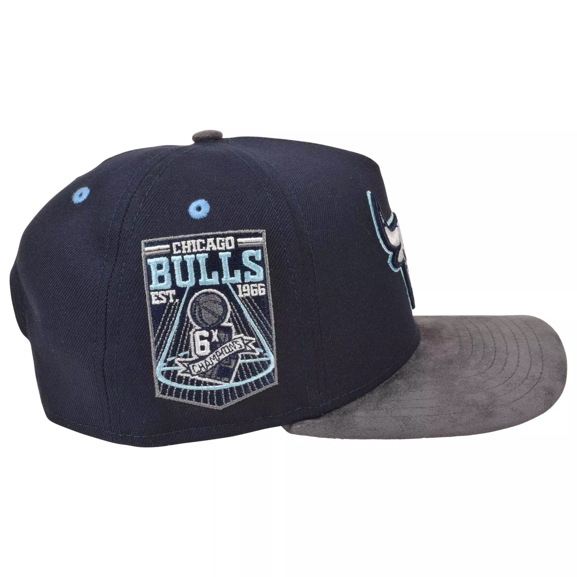 New Era Chicago Bulls 9FIFTY A-Frame Flint XIII Snapback Hat-Navy - NAVY