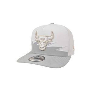 New Era Chicago Bulls 9FIFTY A-Frame Silver V Snapback Hat-White/Silver
