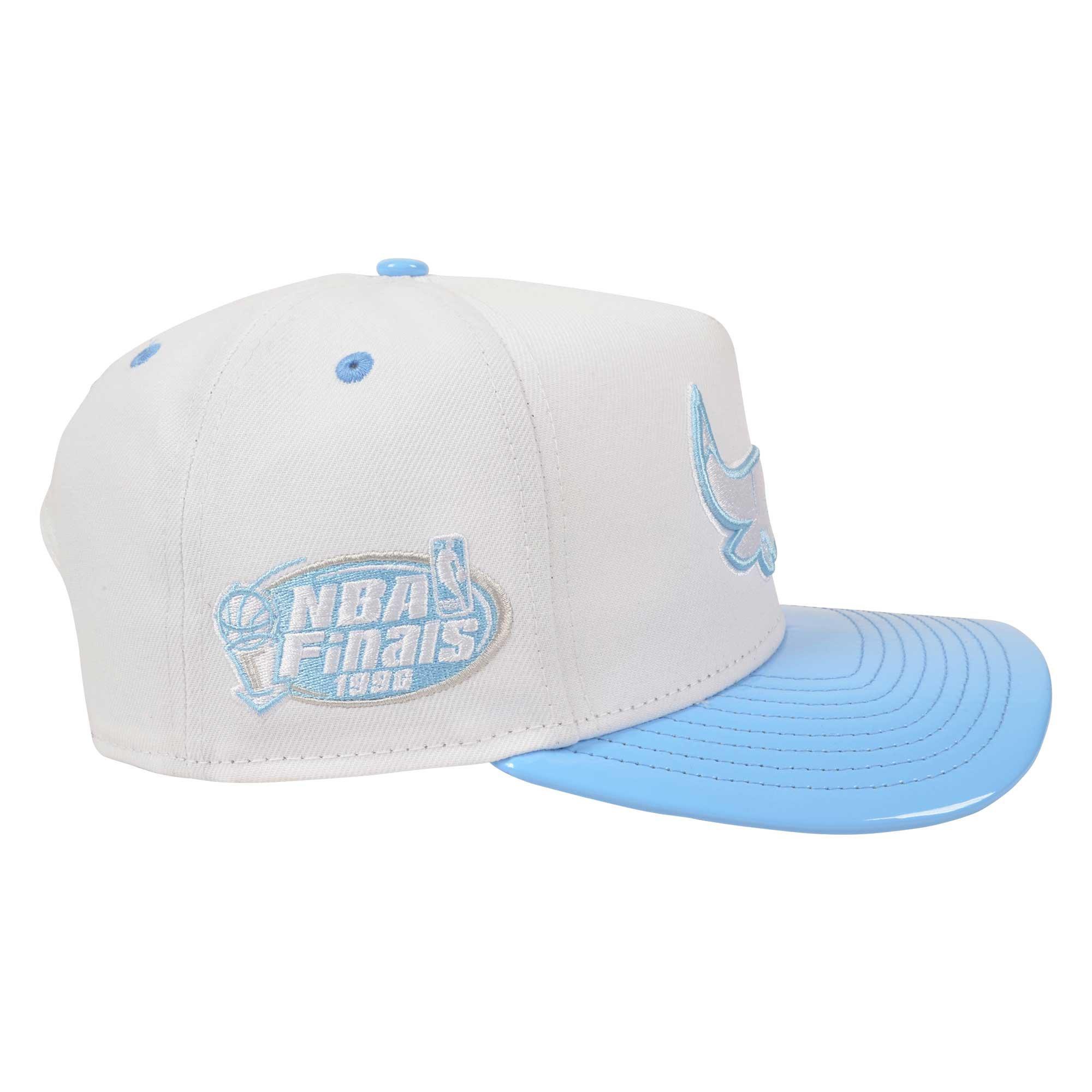 New Era Chicago Bulls 9FIFTY A-Frame XI Low Snapback Hat - White/Blue - WHITE/LT BLUE Thumbnail View 4
