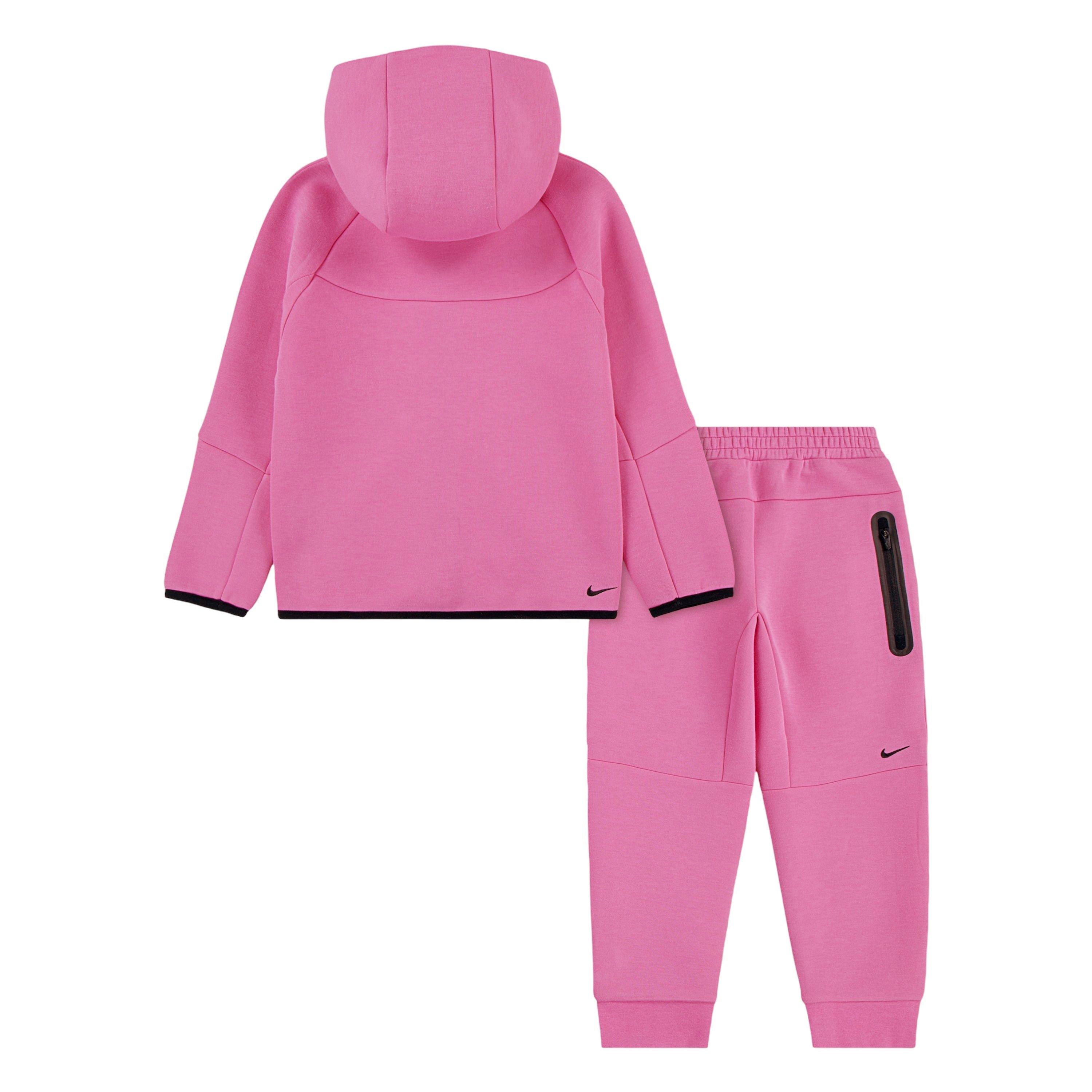 Nike Pink Tech Fleece Little Girls' Set