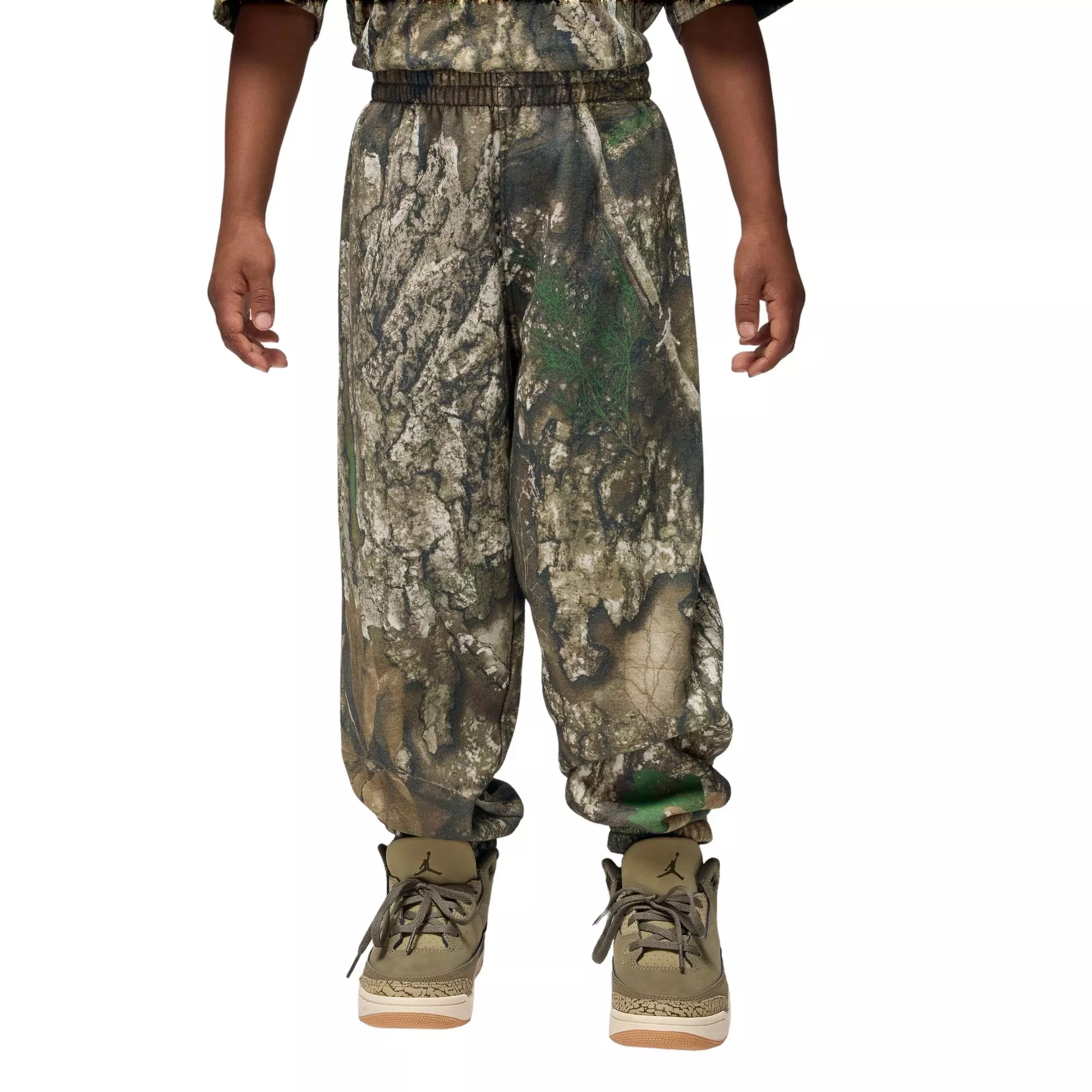 Jordan Little&nbsp;Kids' Real Tree Fleece 2-Piece Set - CAMOUFLAGE