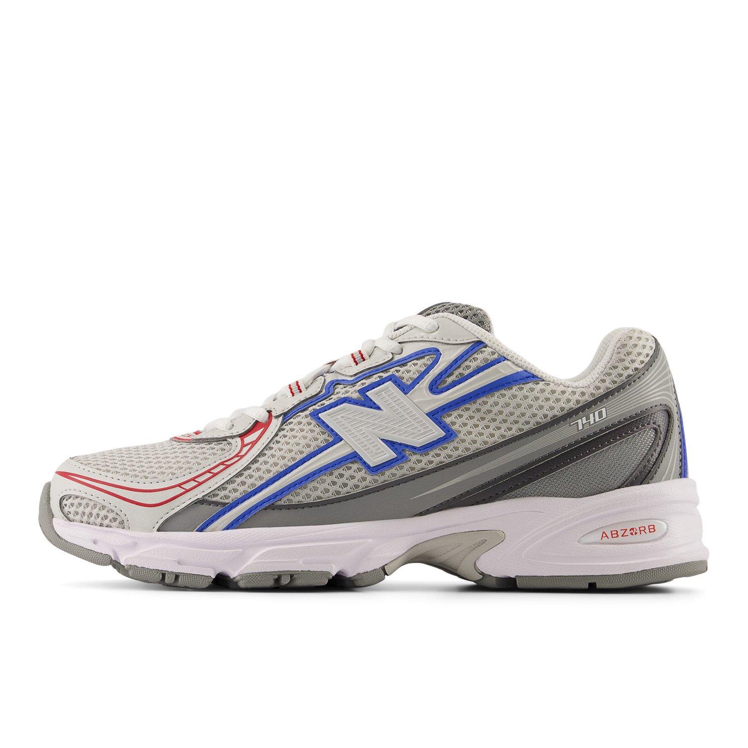 New Balance 740 "Grey/Royal" Unisex Shoe - GREY/ROYAL Thumbnail View 4