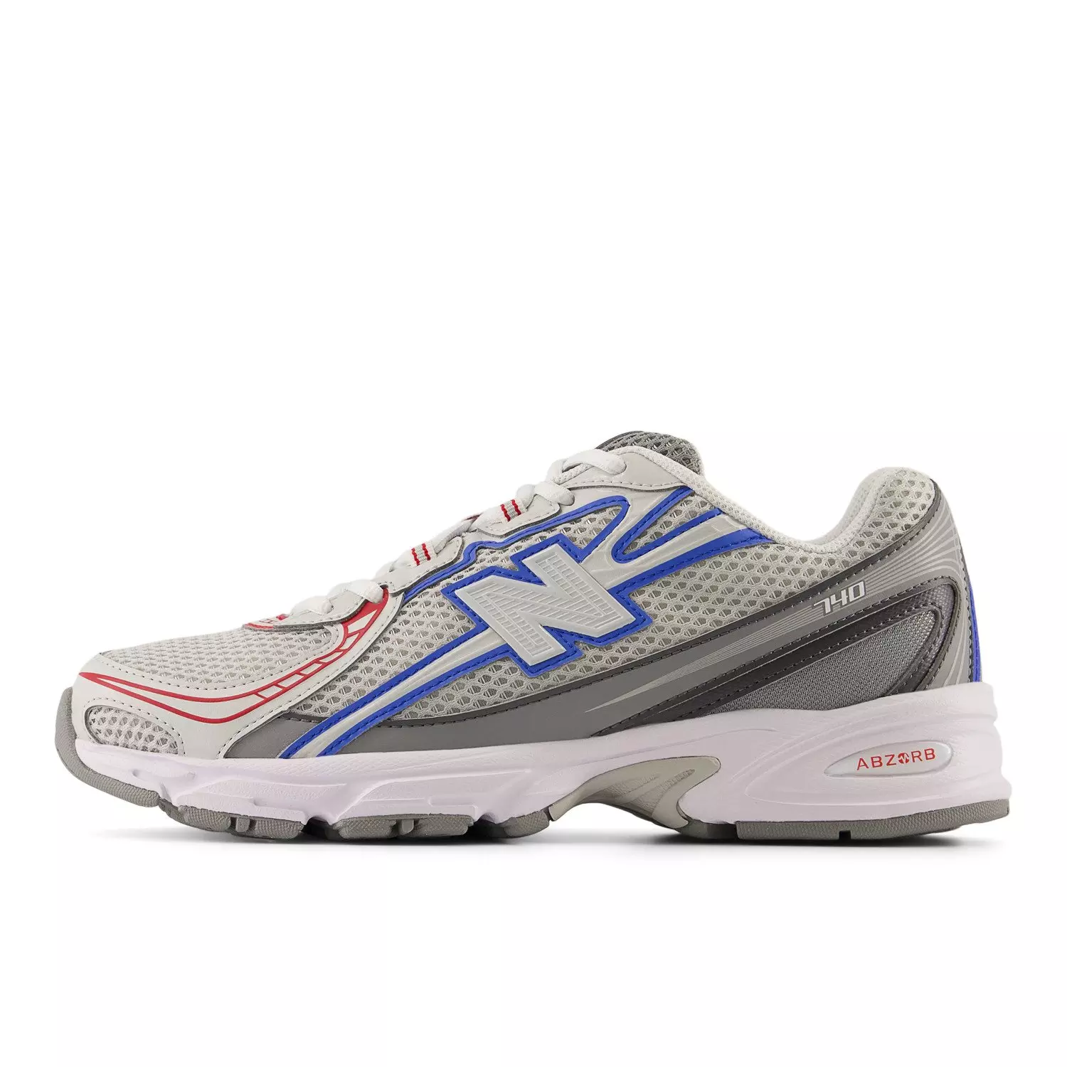 New Balance 740 "Grey/Royal" Unisex Shoe - GREY/ROYAL