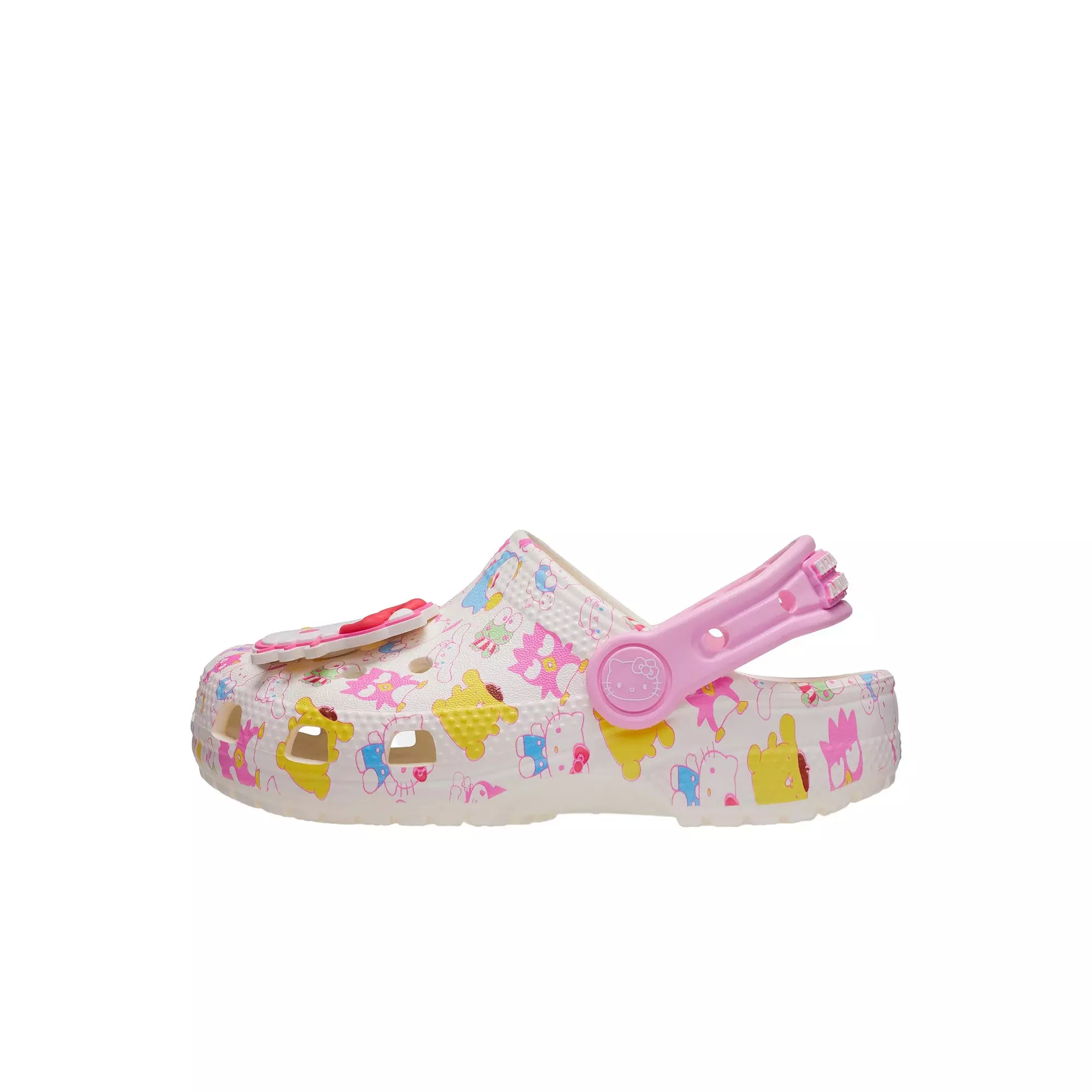 Crocs Classic "Hello Kitty and Friends" Toddler Girls' Clog - WHITE/PINK